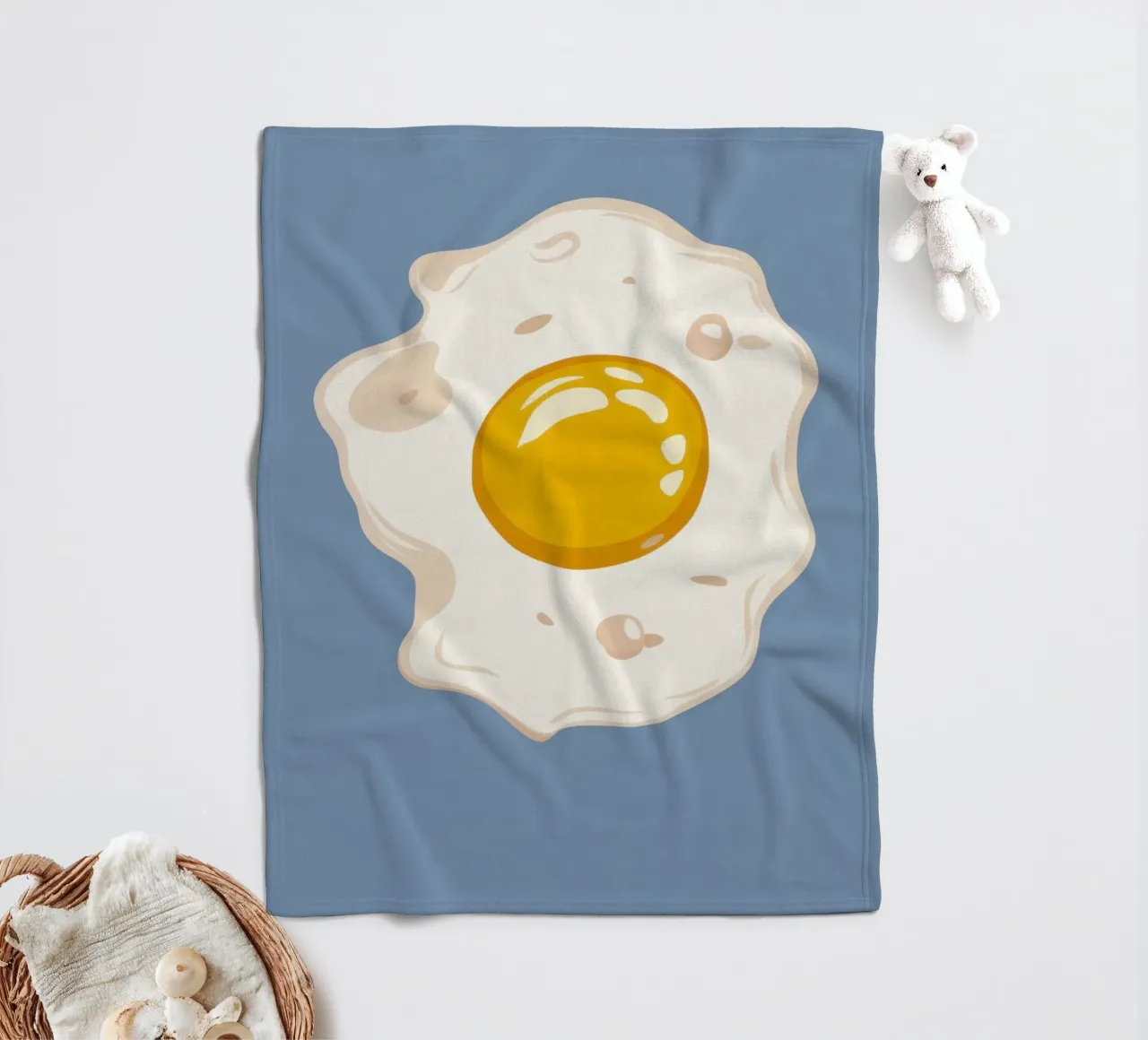 Perfektes Spiegelei Fleecedecke von Lyra Glaze