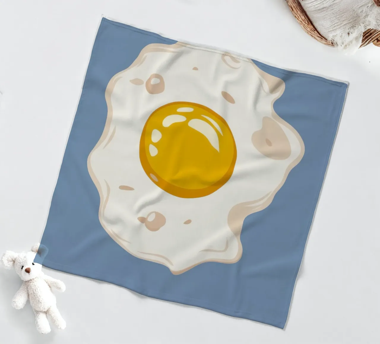 Perfektes Spiegelei Fleecedecke von Lyra Glaze