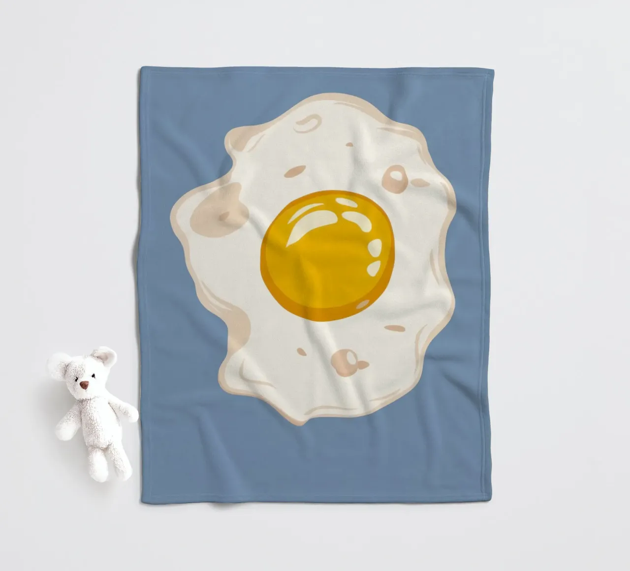 Perfektes Spiegelei Fleecedecke von Lyra Glaze