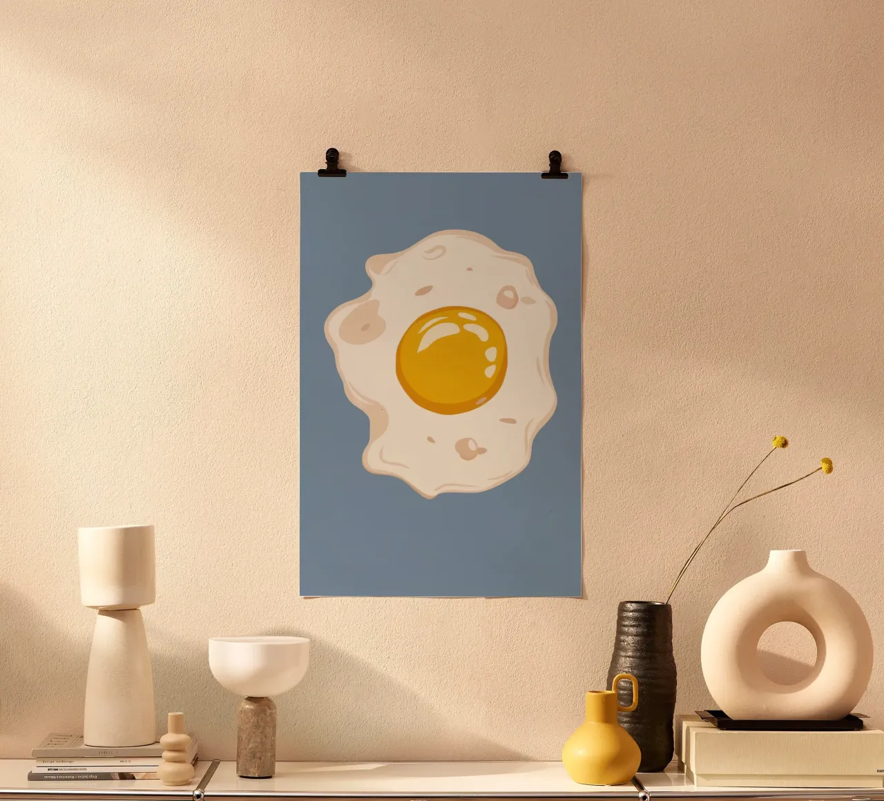 Perfektes Spiegelei Poster von Lyra Glaze