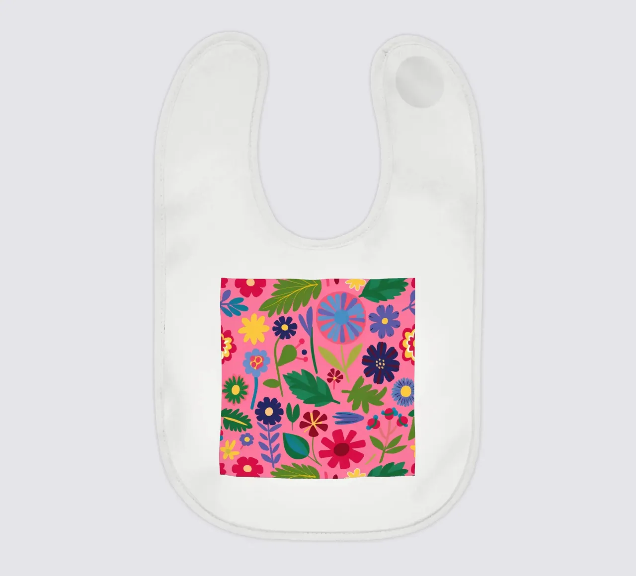 Joyful Flower Pattern bavaglino da Lyra Glaze