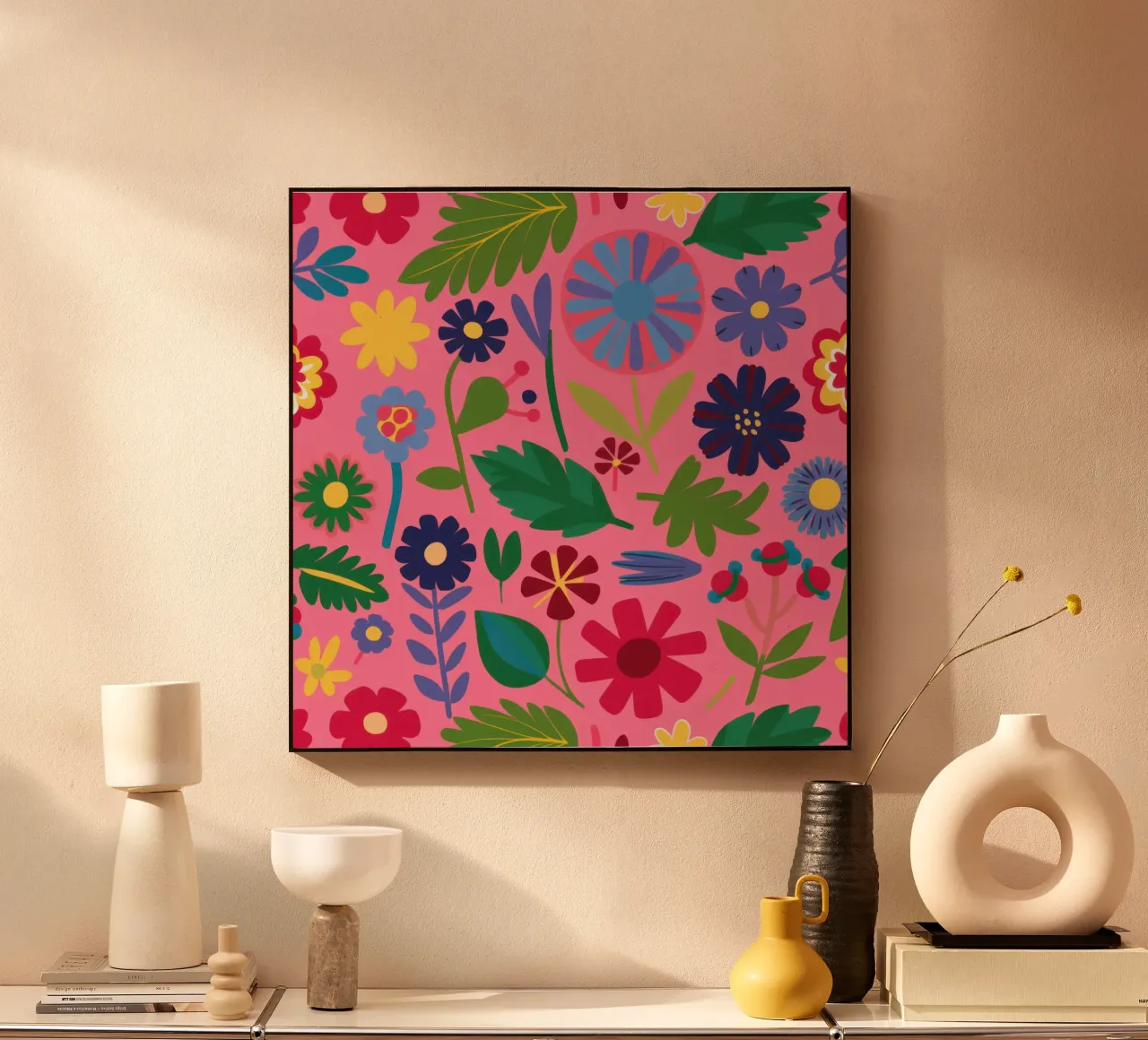 Joyful Flower Pattern plexiglass da Lyra Glaze