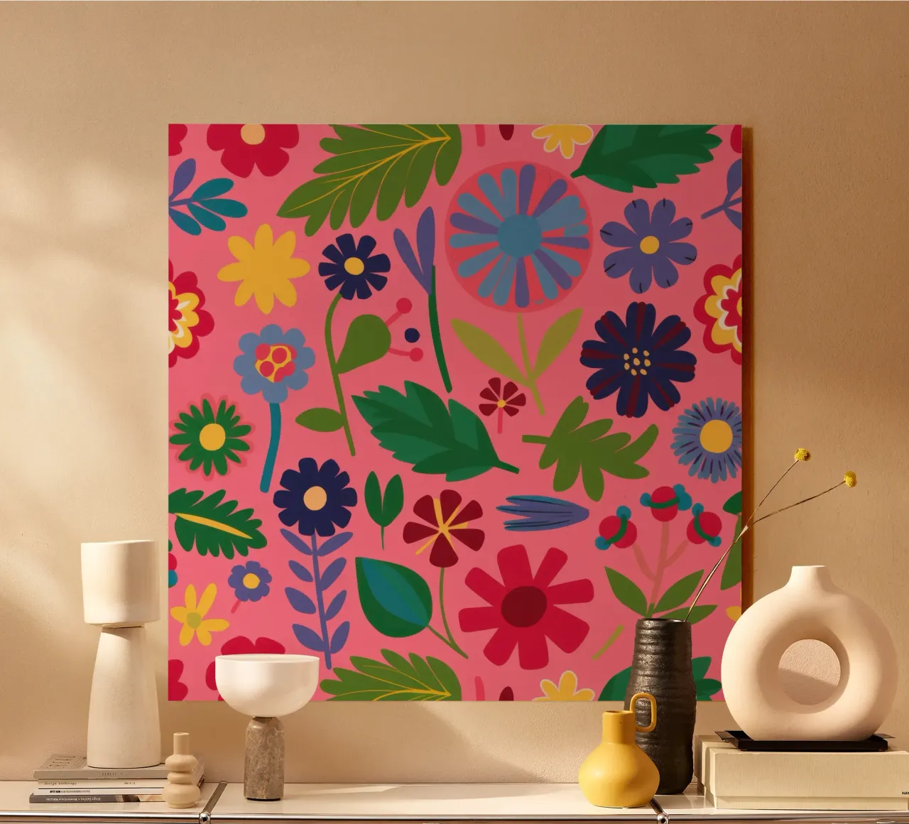 Joyful Flower Pattern plexiglass da Lyra Glaze