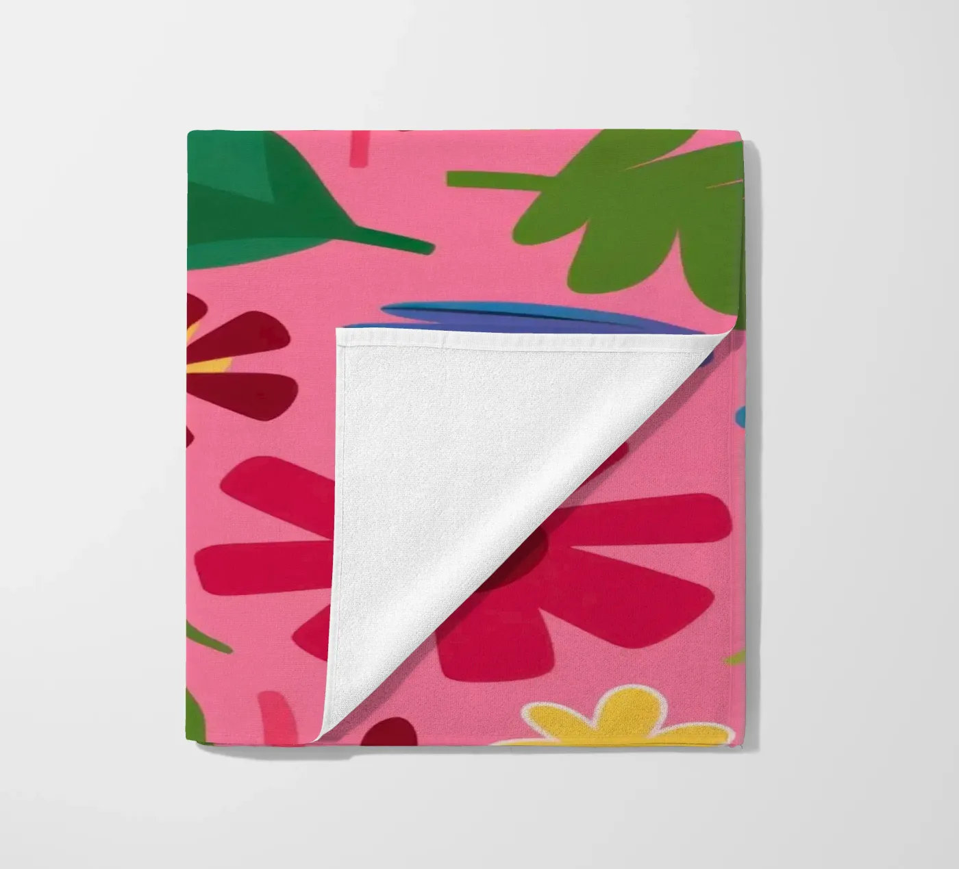 Joyful Flower Pattern strandhanddoek van Lyra Glaze