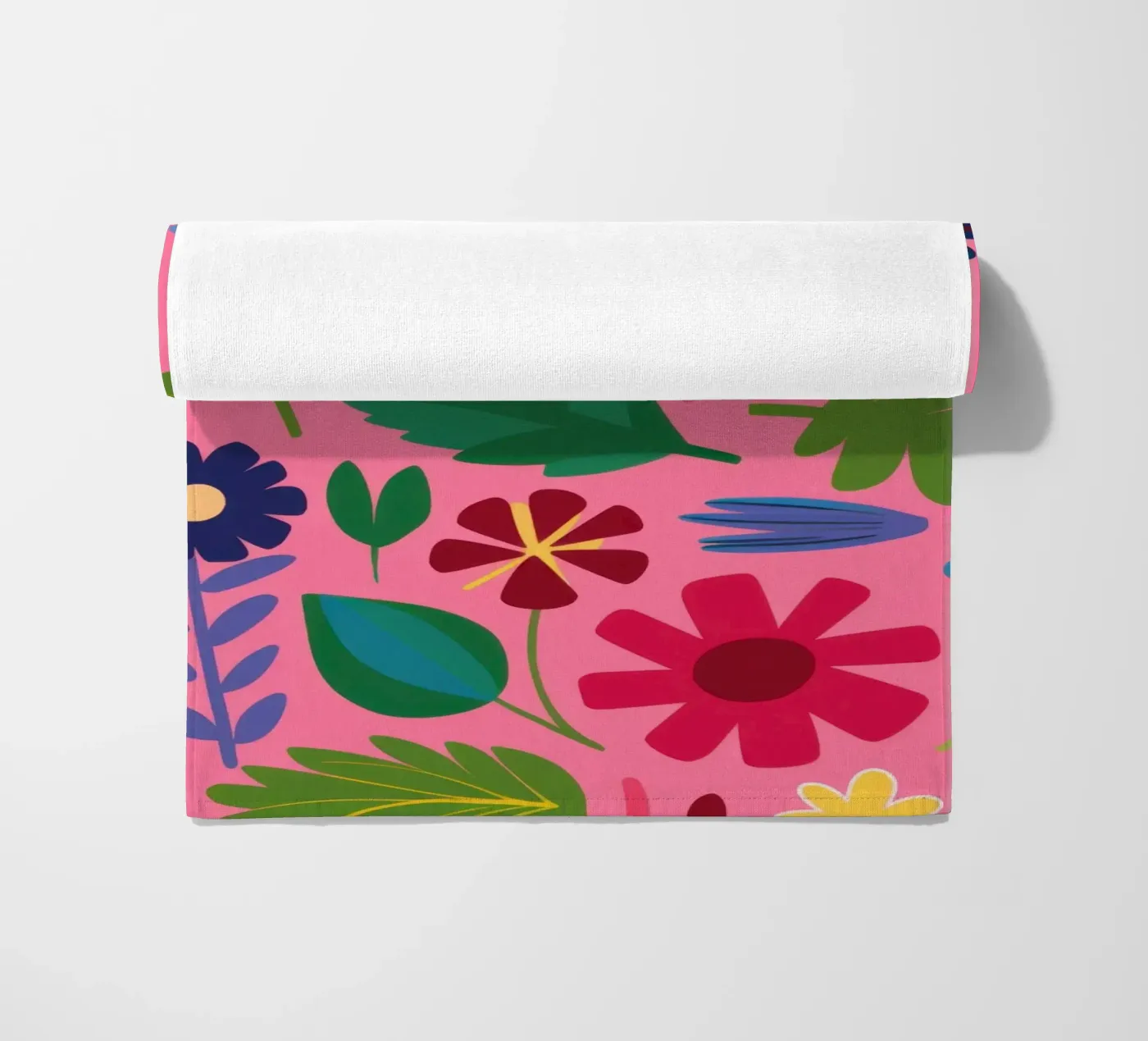Joyful Flower Pattern strandhanddoek van Lyra Glaze