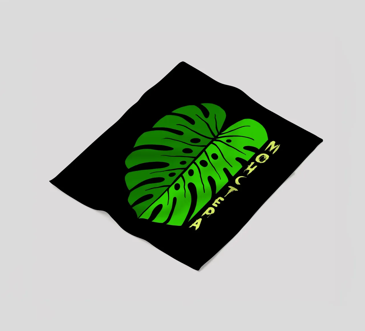 Monstera leaf coperta in pile da TijanaArtStudio88