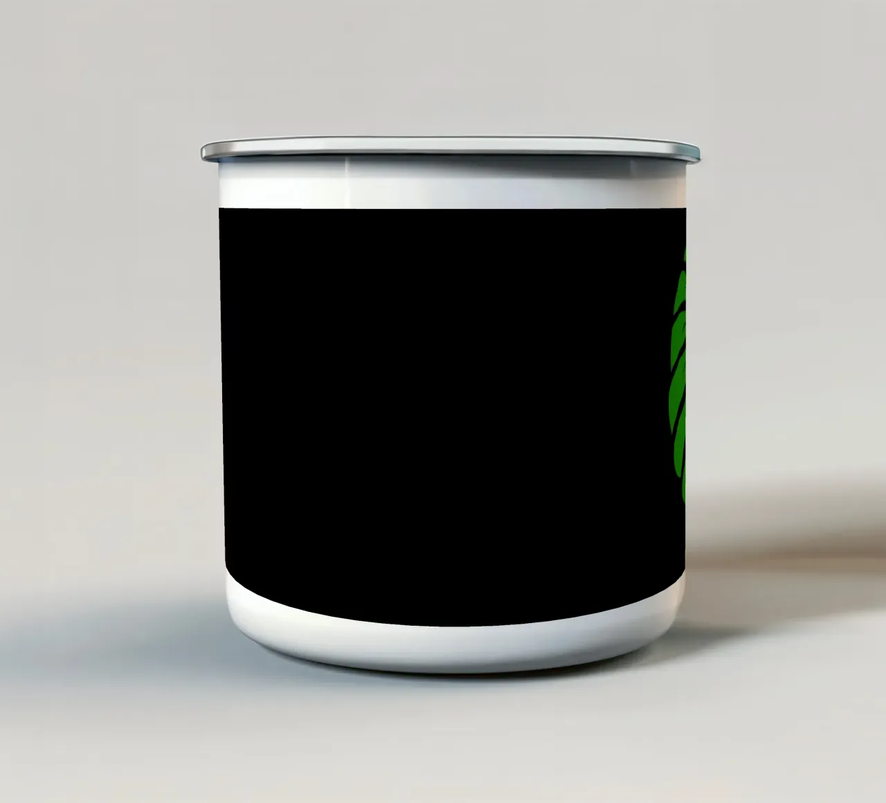Monstera leaf tazza in smalto da TijanaArtStudio88