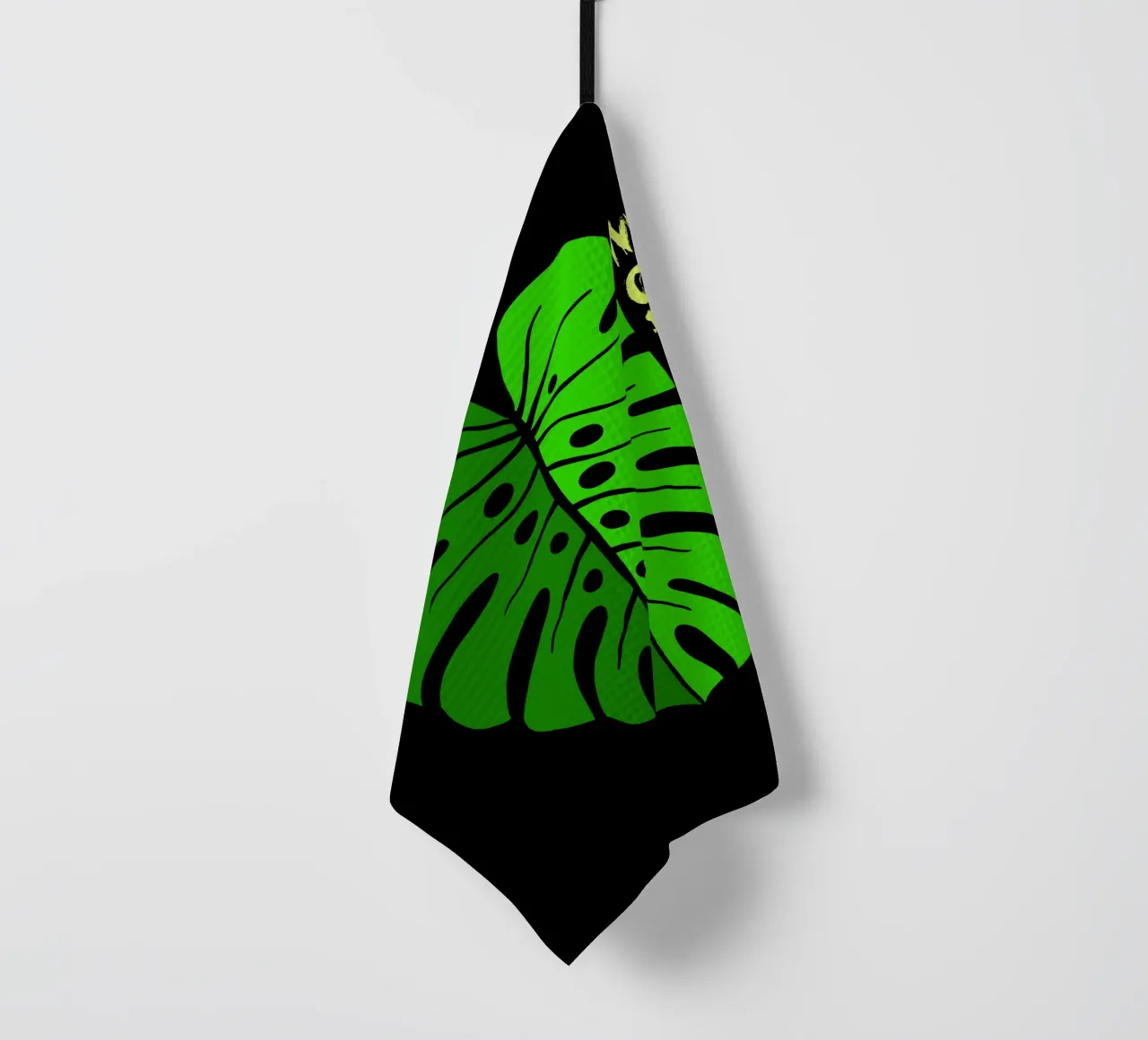 Monstera leaf canovaccio da cucina da TijanaArtStudio88