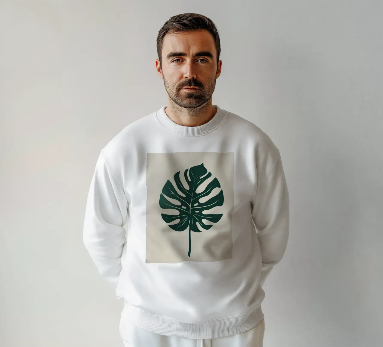 Monstera - Tono più scuro felpa da Botanical Gallery