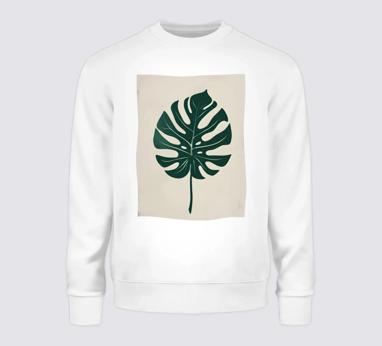 Monstera - Tono più scuro felpa da Botanical Gallery