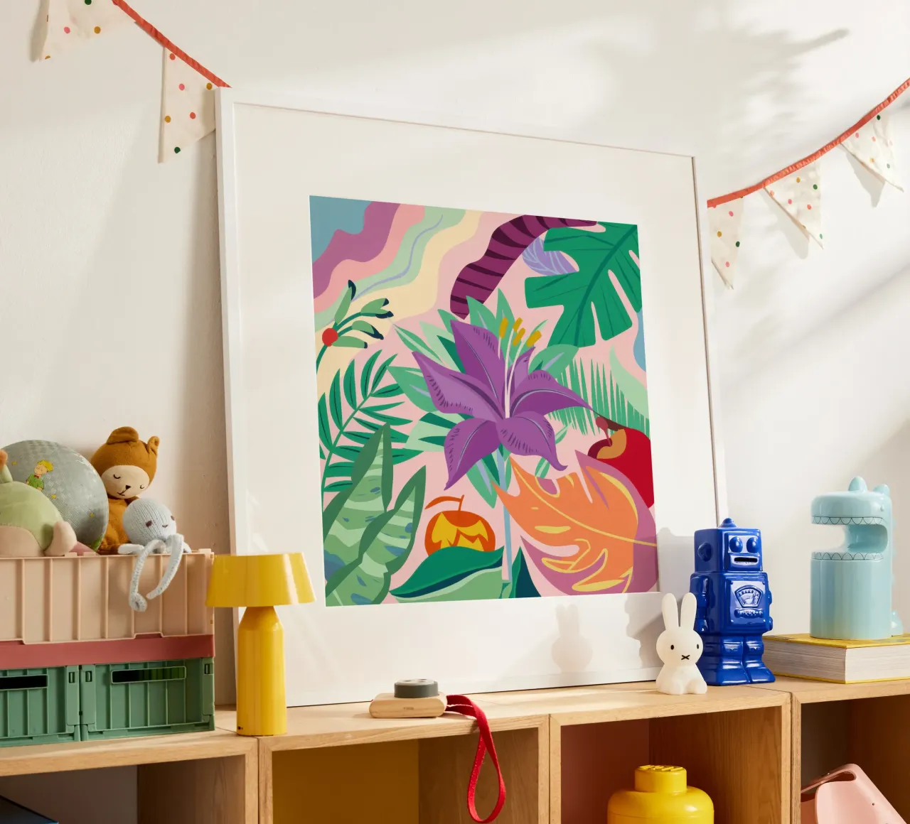 Frutti proibiti della giungla poster con telaio in plastica da Autumn Season