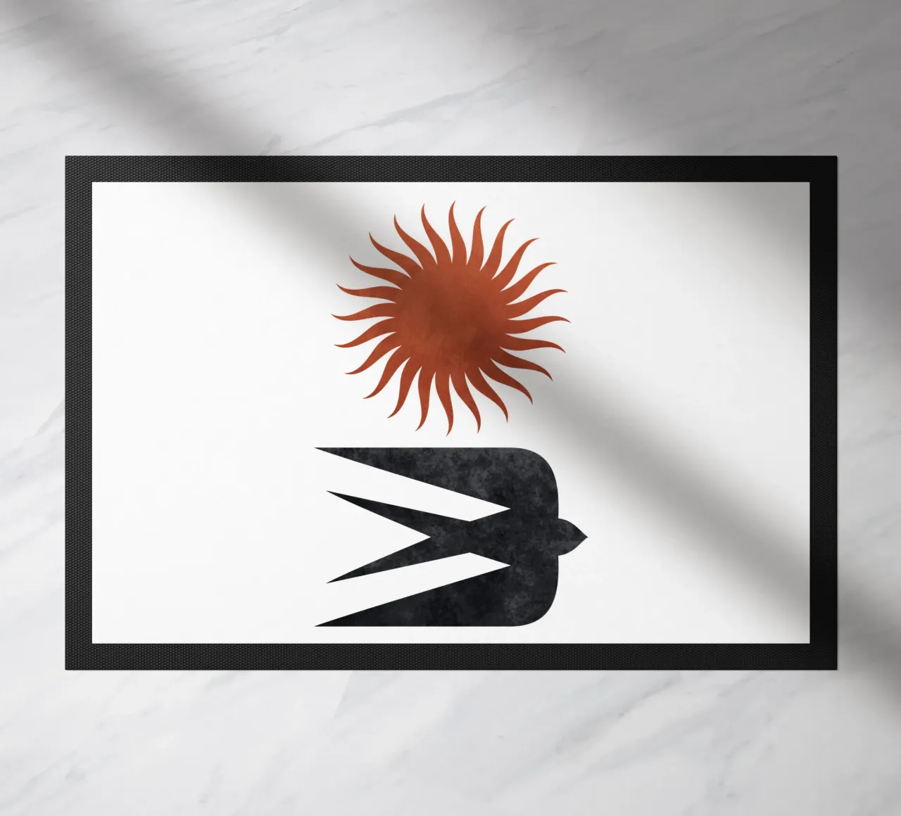 Rondine e Sole zerbino da Mariel Toigo