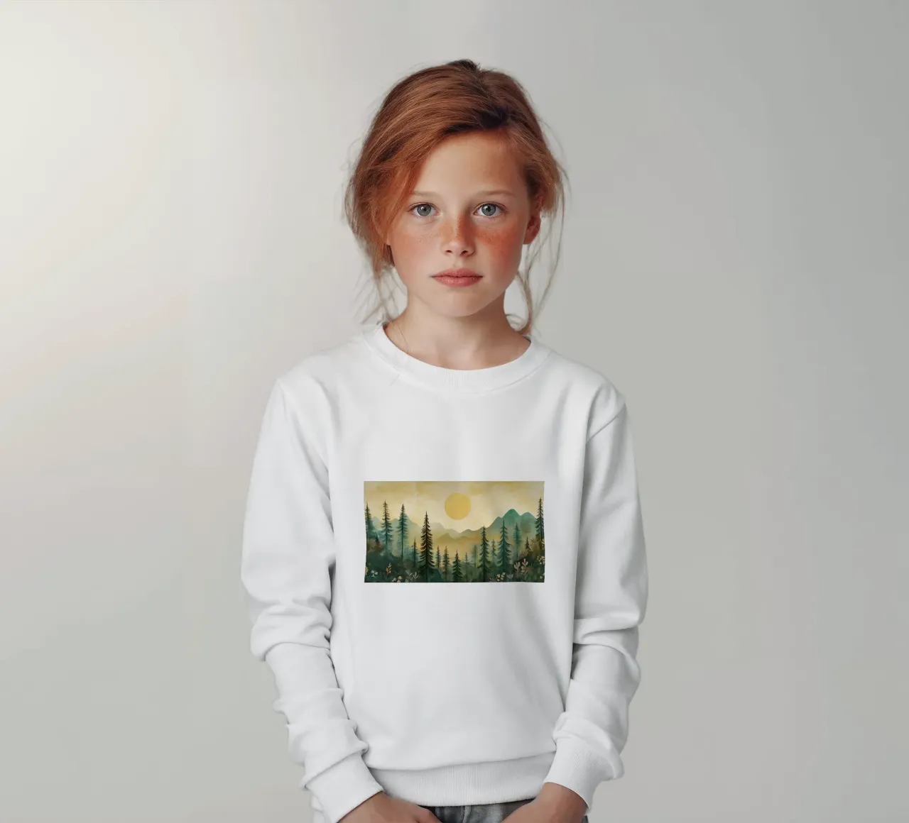 Foresta astratta felpa bambino da Imagine