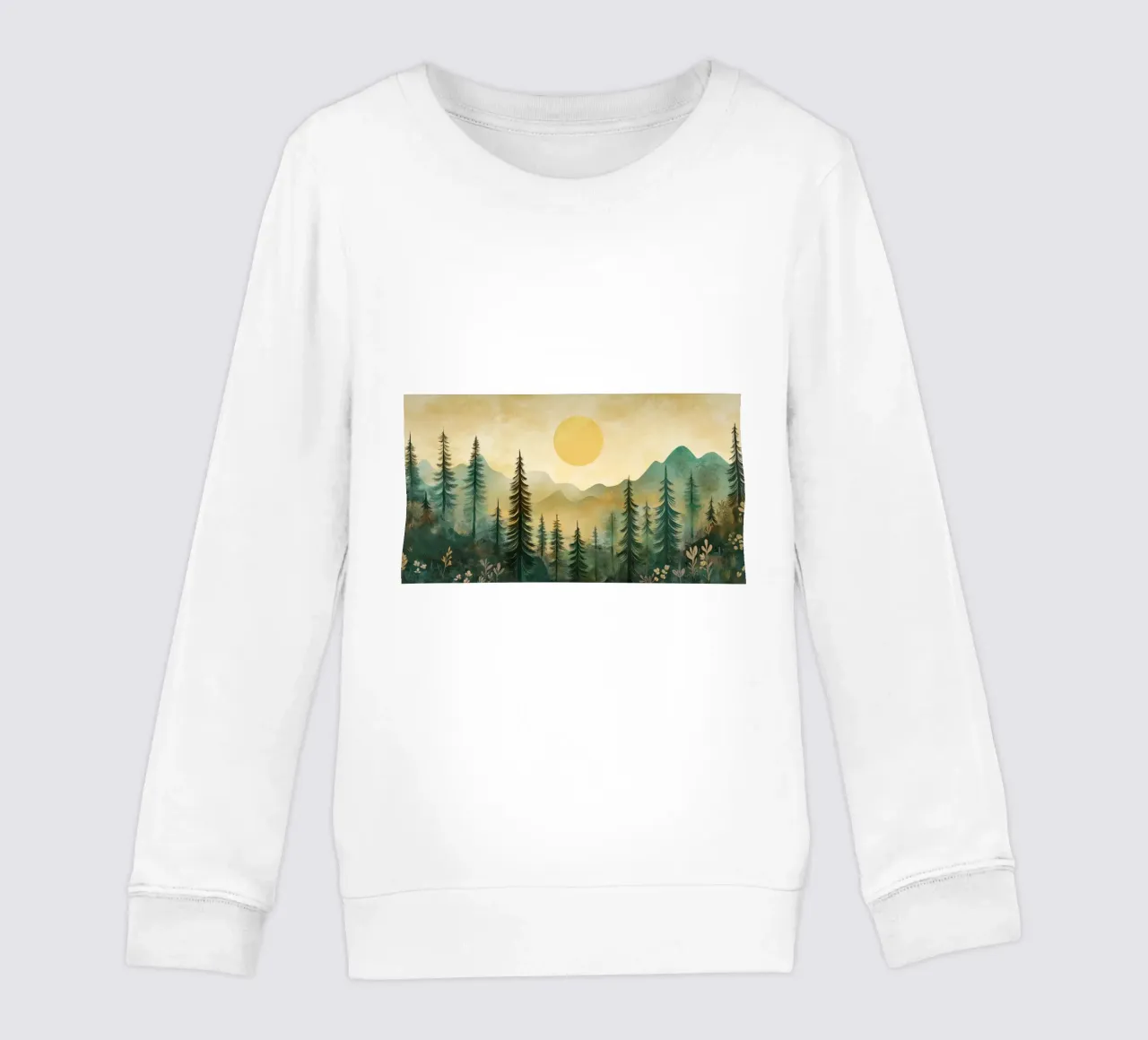 Foresta astratta felpa bambino da Imagine