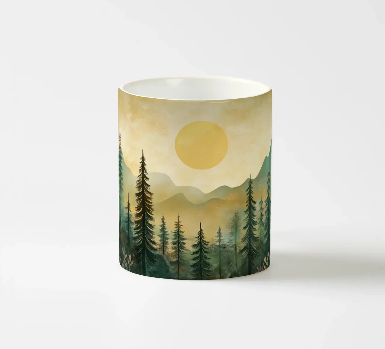 Foresta astratta tazza in ceramica da Imagine