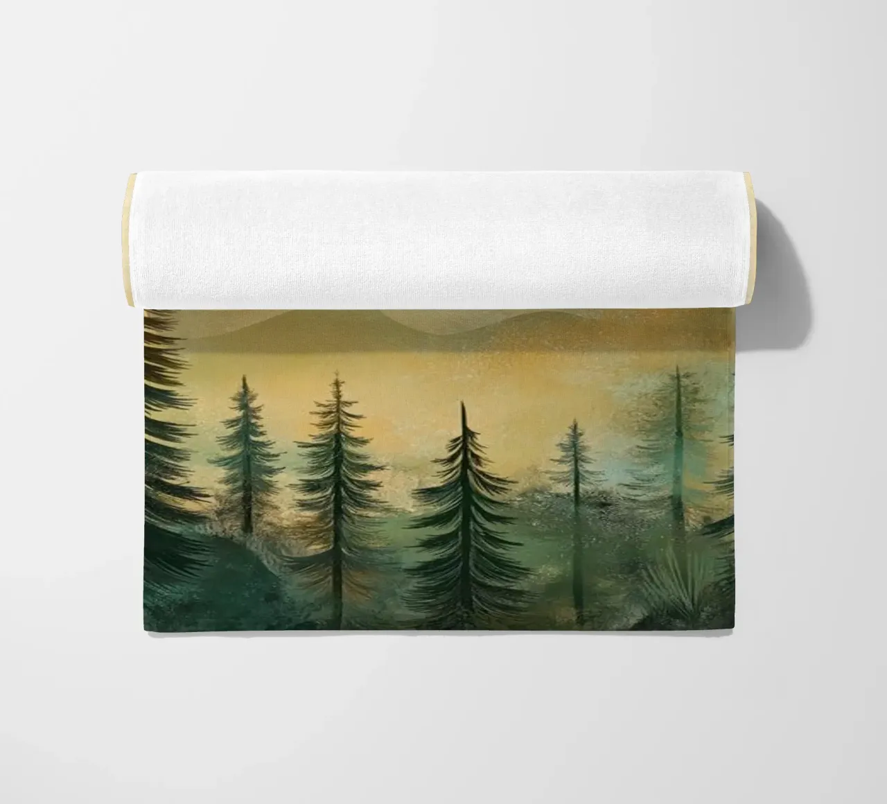 Foresta astratta telo mare da Imagine