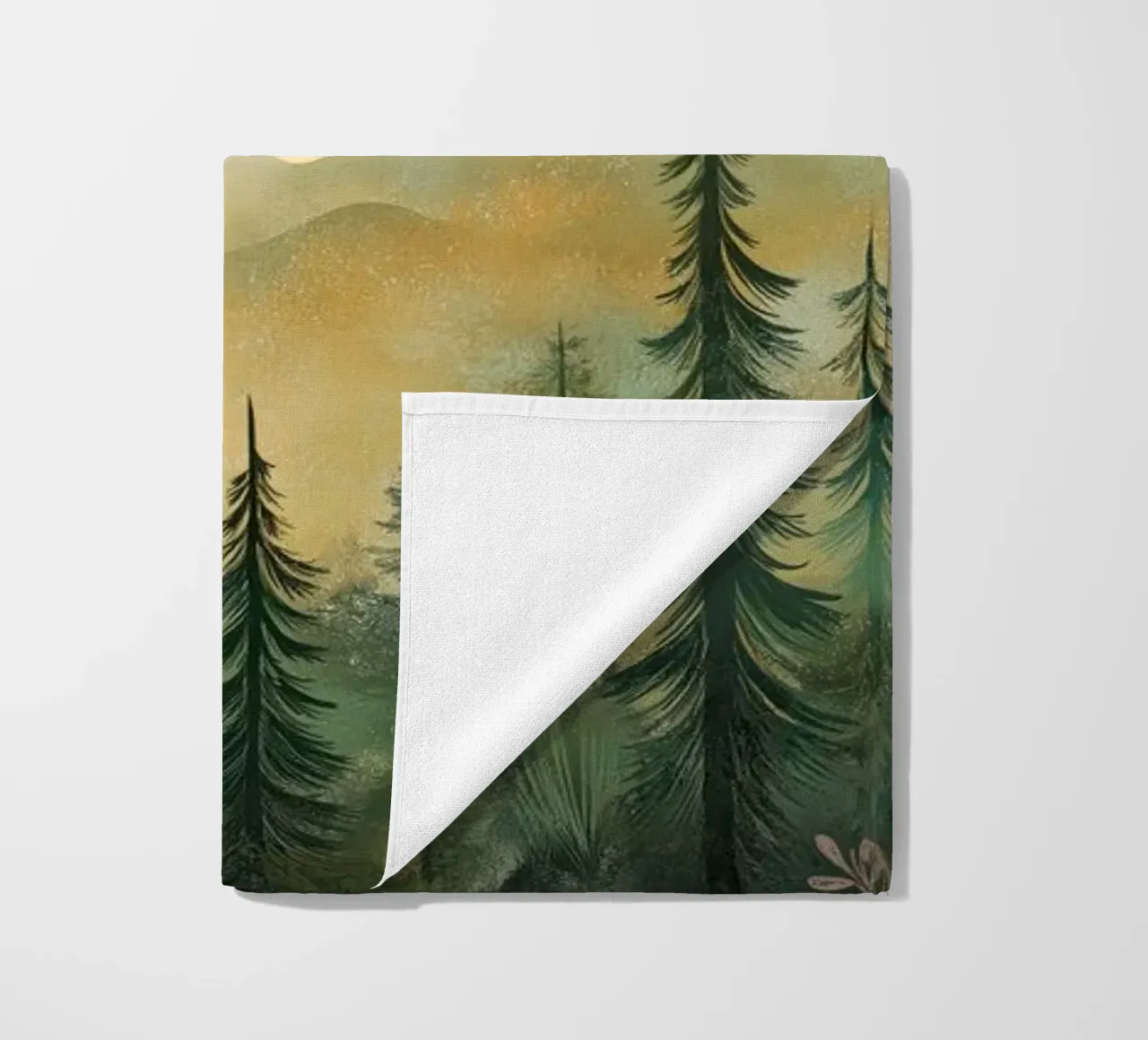Foresta astratta telo mare da Imagine
