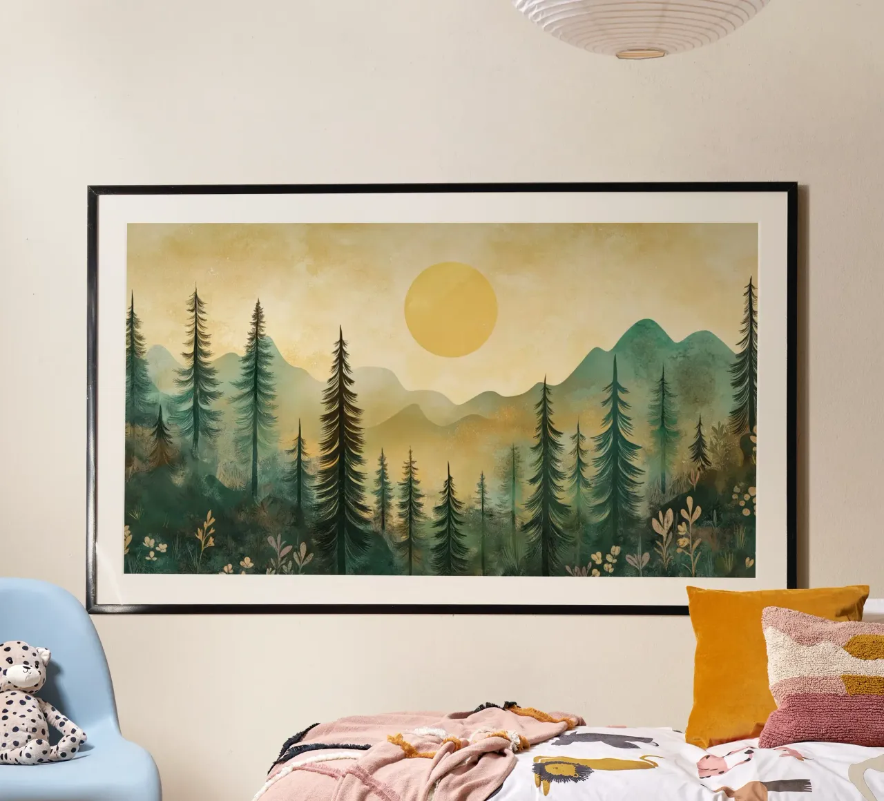 Abstract forest hahnemühle by Imagine