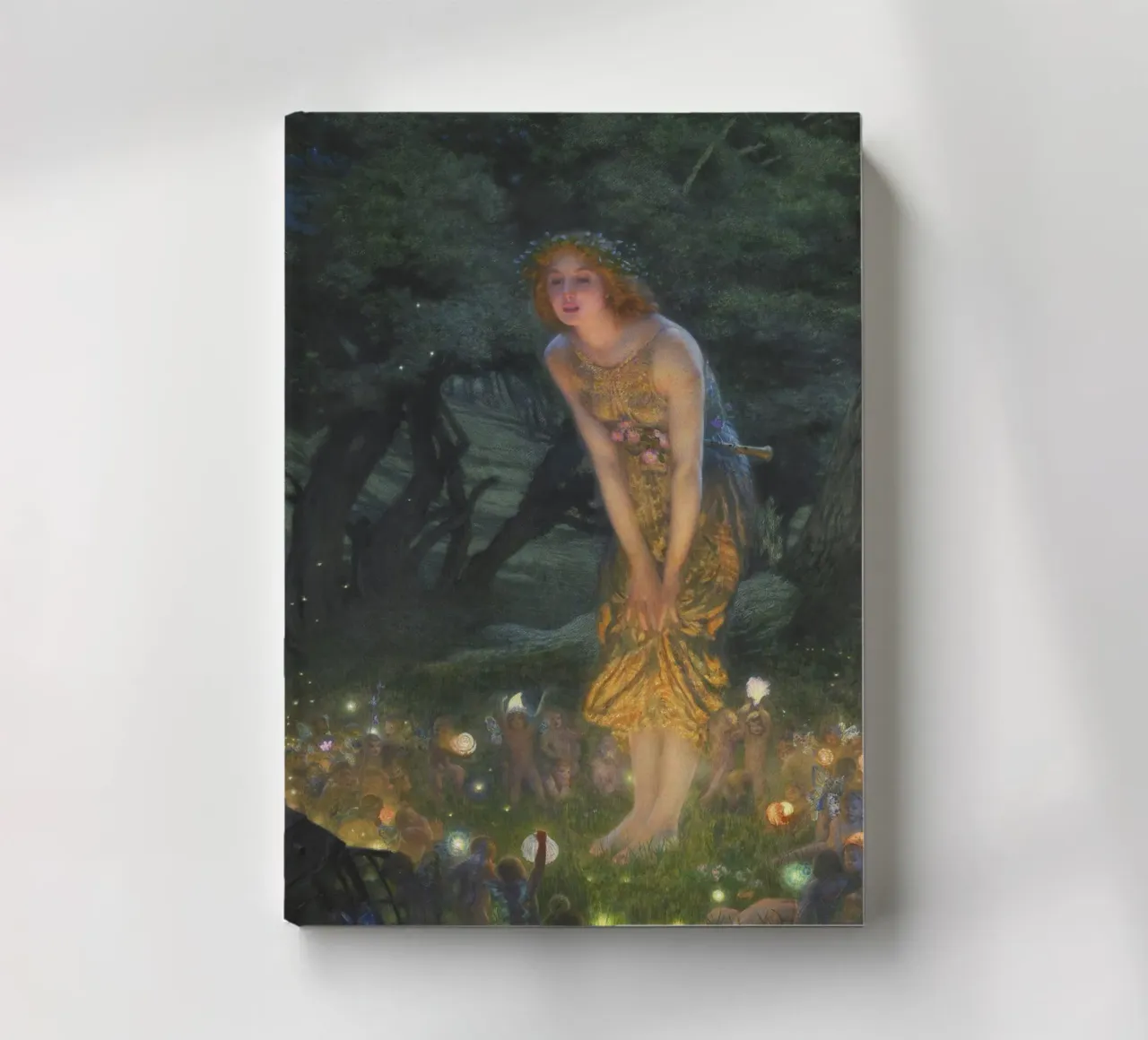 Midsummer Eve (1908) by Edward Robert Hughes notebook by Classic Art Prints