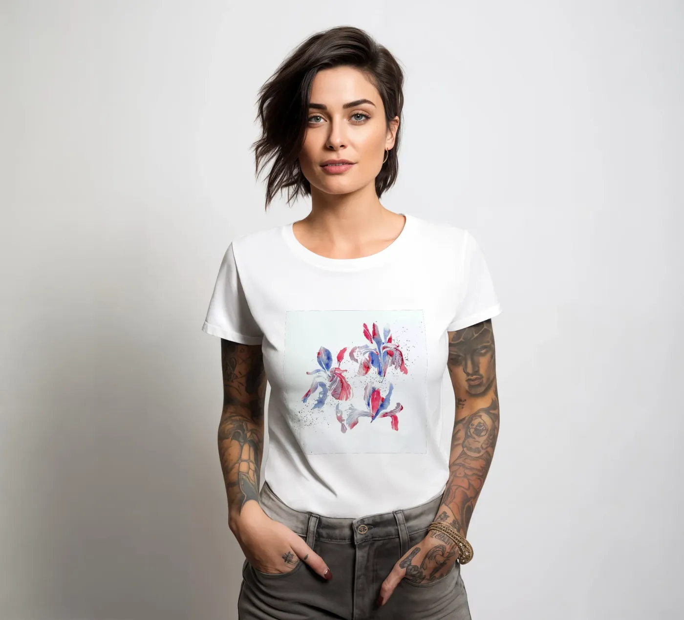 Iris t-shirt da donna da youdesignme