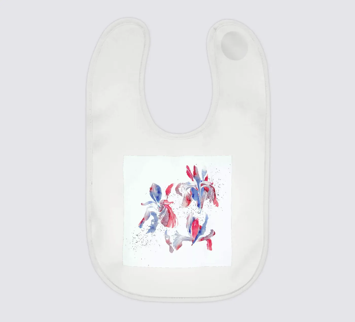Iris baby bib by youdesignme