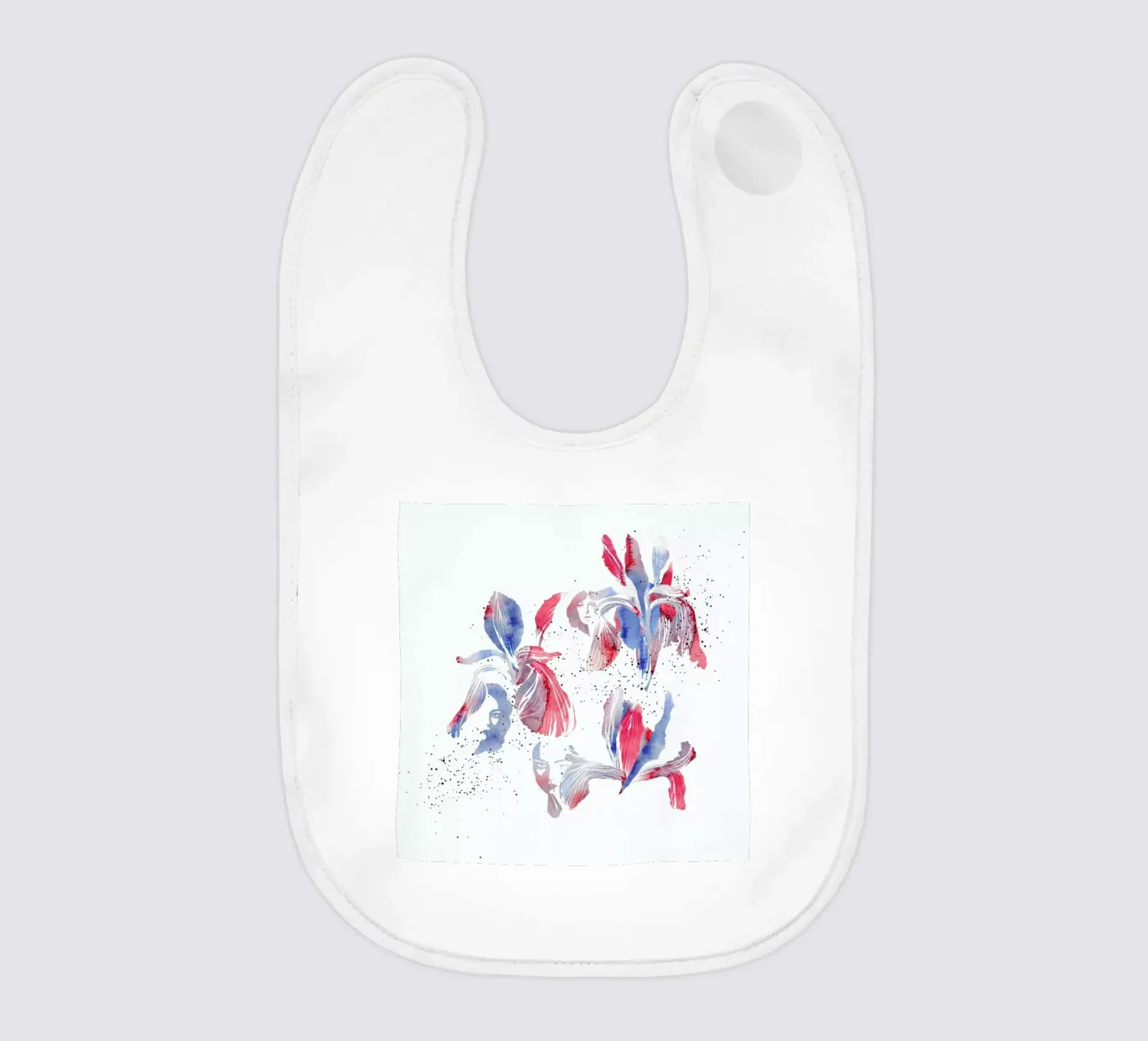 Iris baby bib by youdesignme