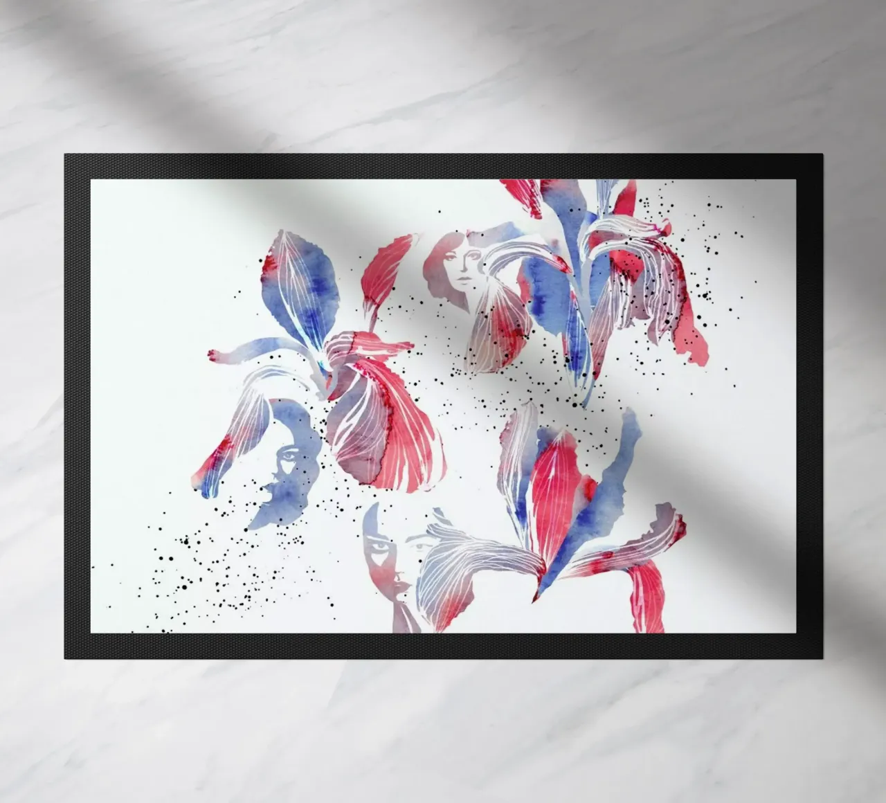 Iris doormat by youdesignme