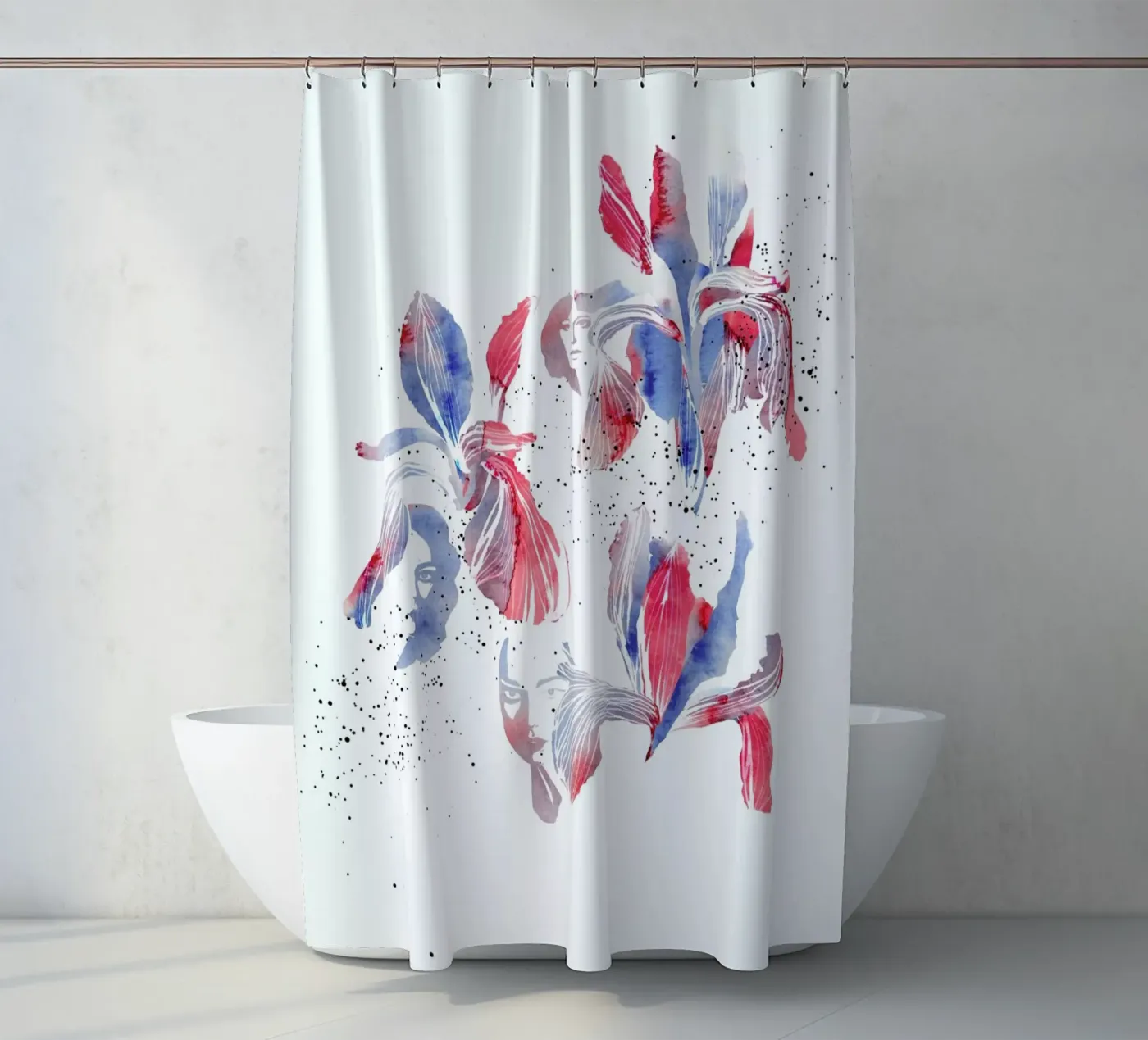 Iris Duschvorhang von youdesignme