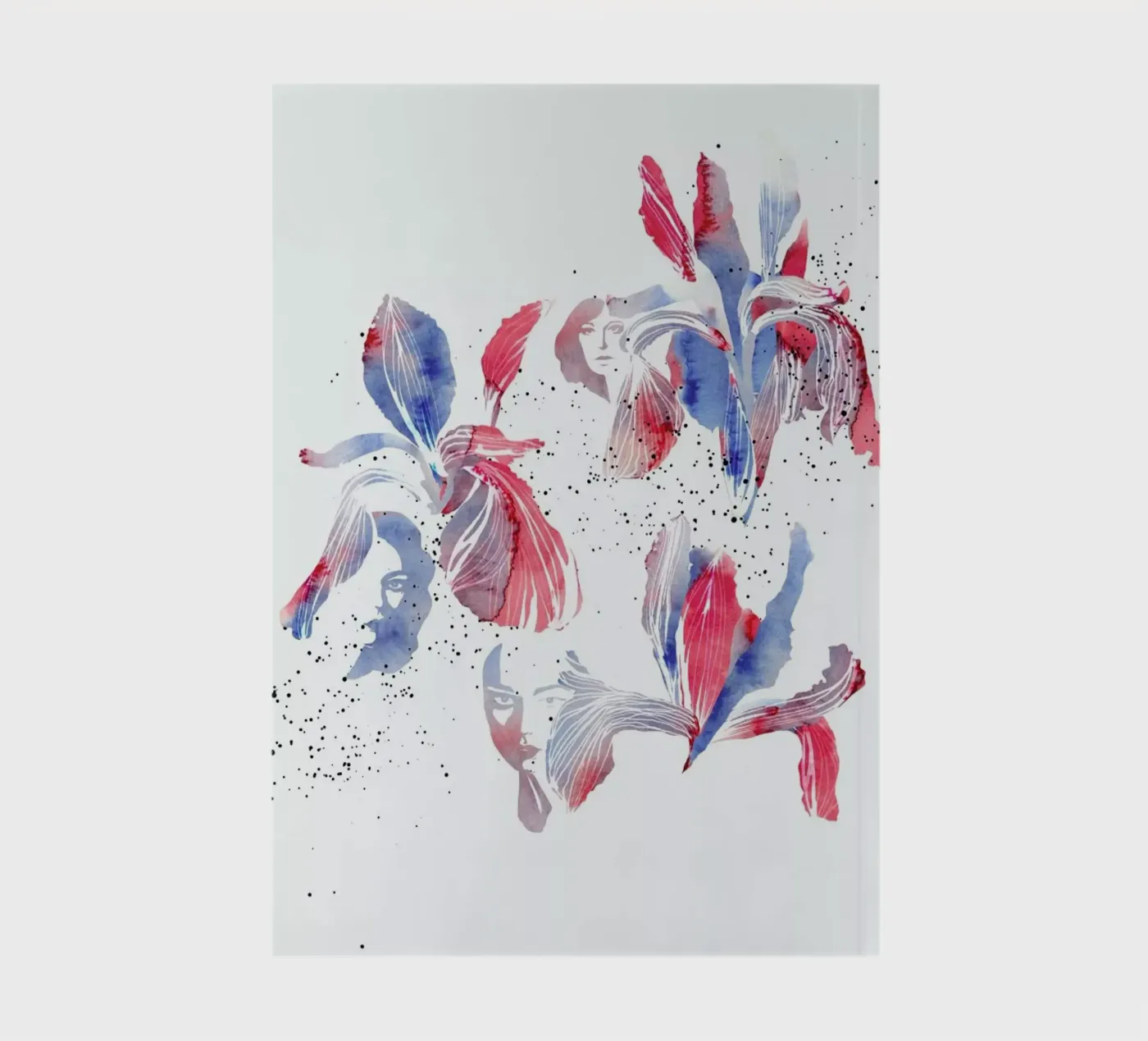 Iris notebook by youdesignme