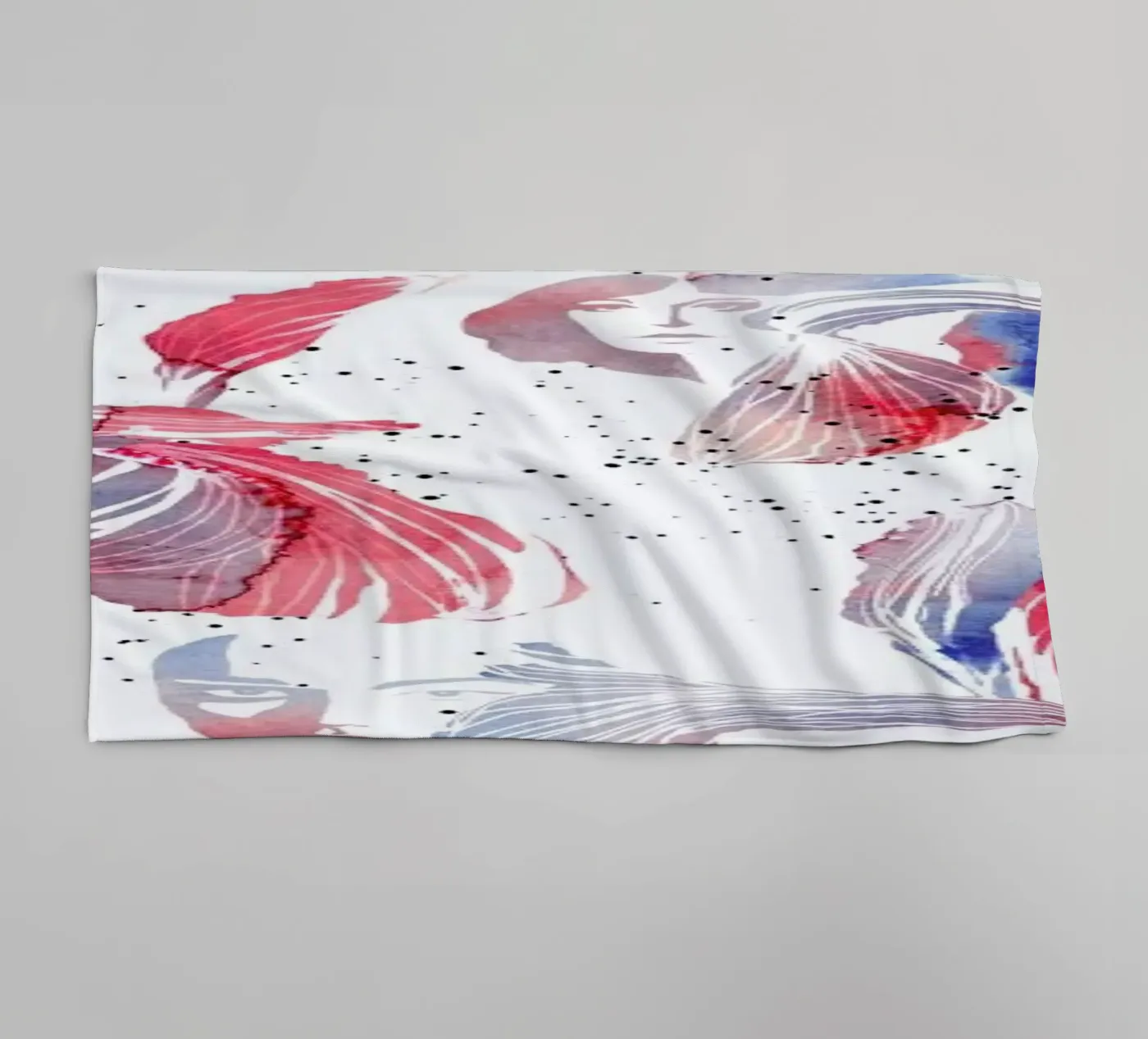Iris towel by youdesignme