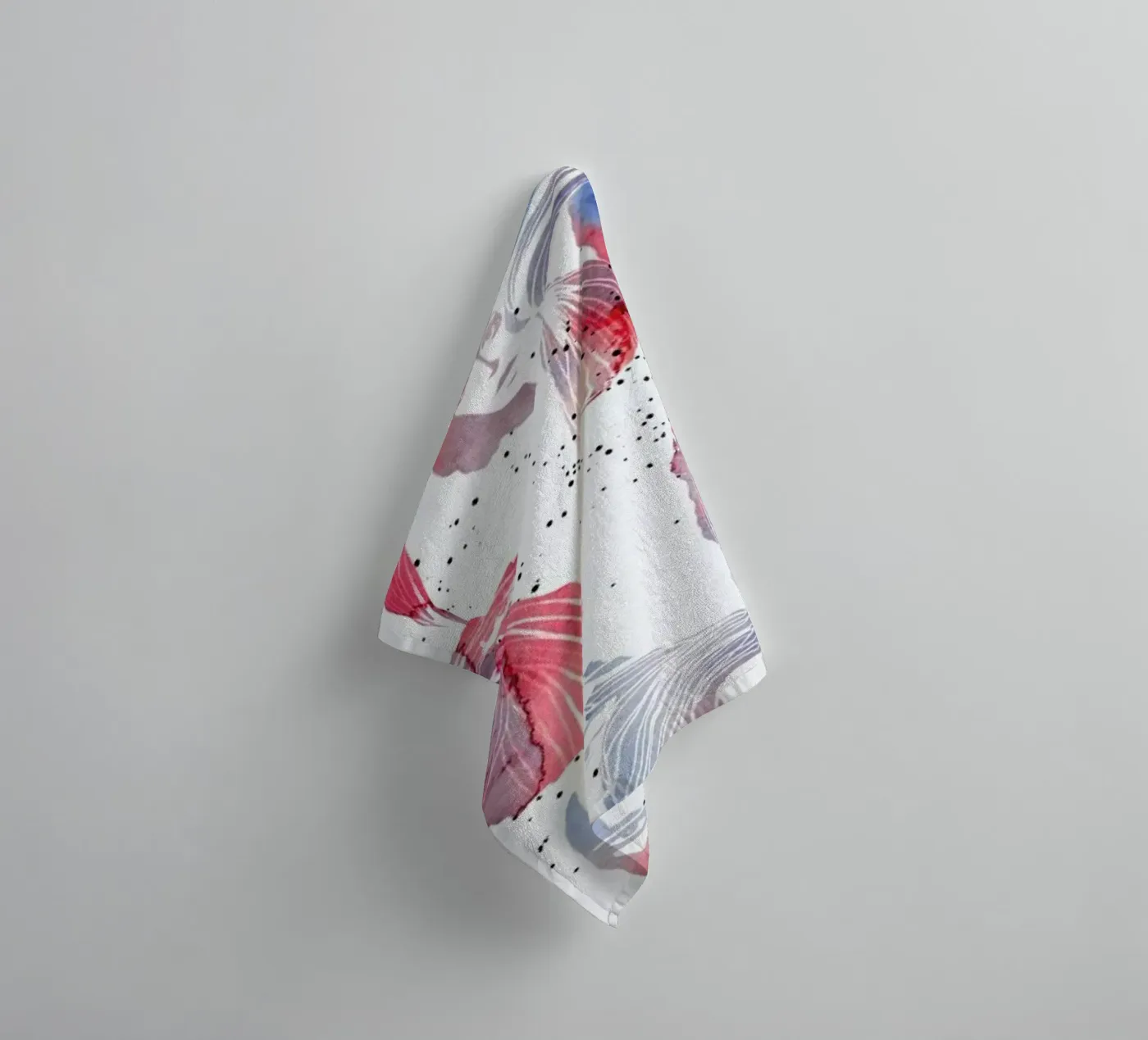 Iris badhanddoek van youdesignme