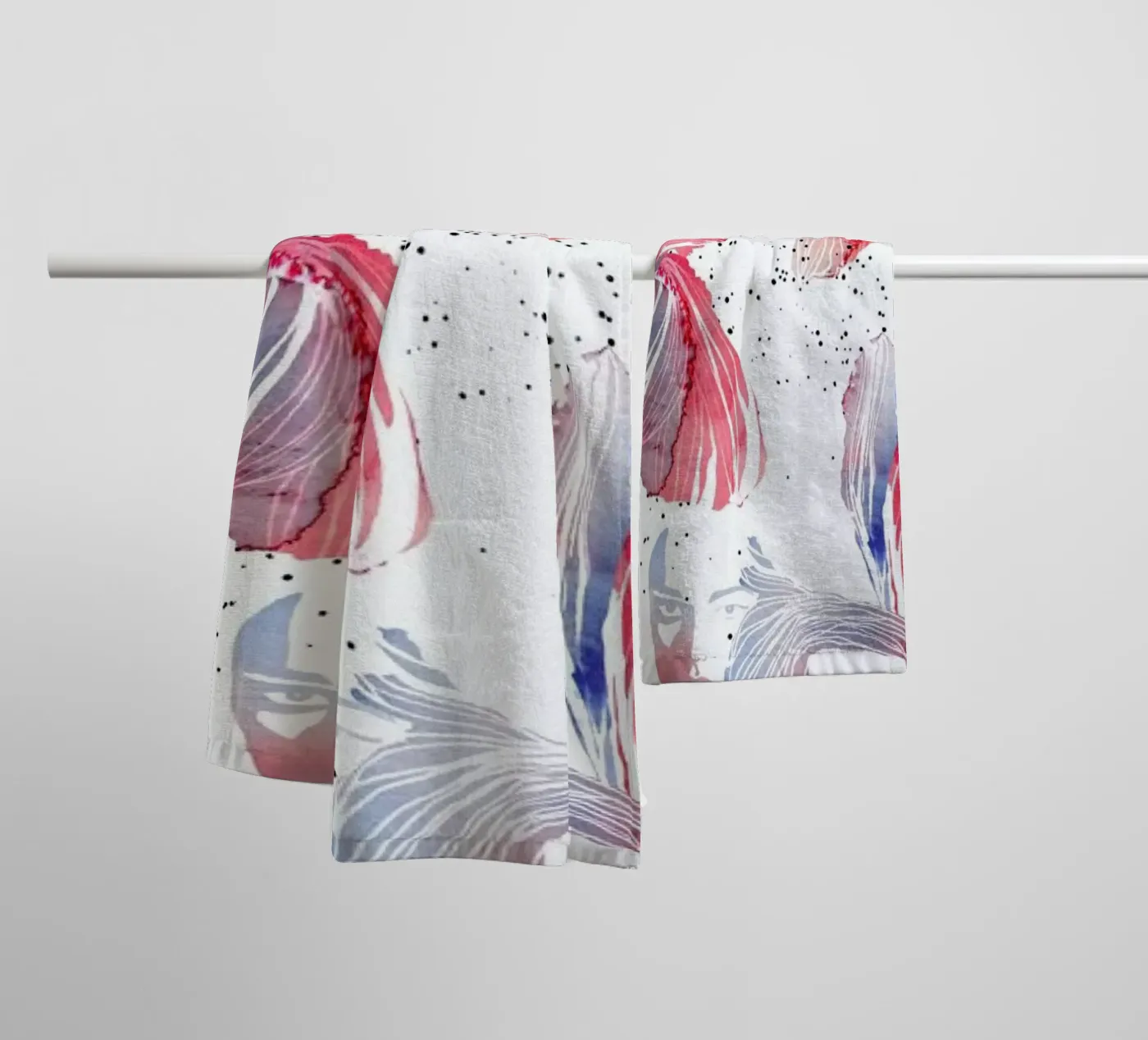 Iris towel by youdesignme