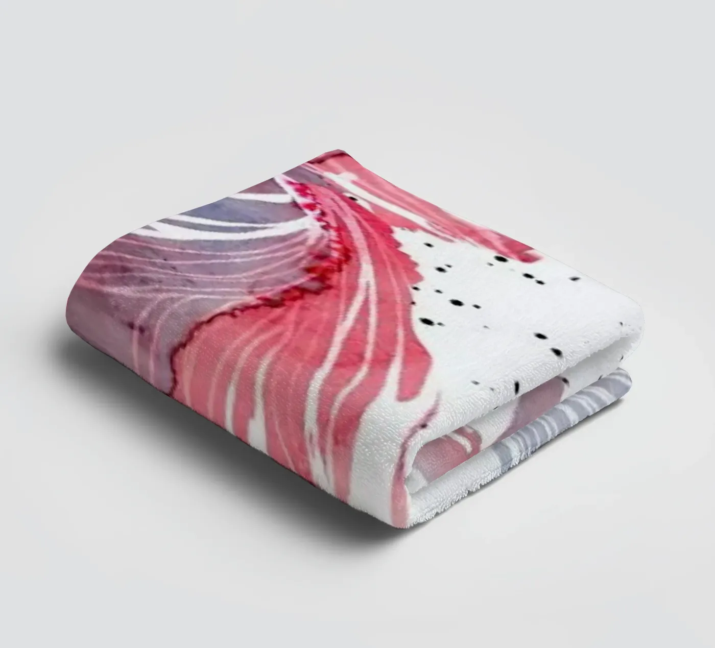 Iris badhanddoek van youdesignme