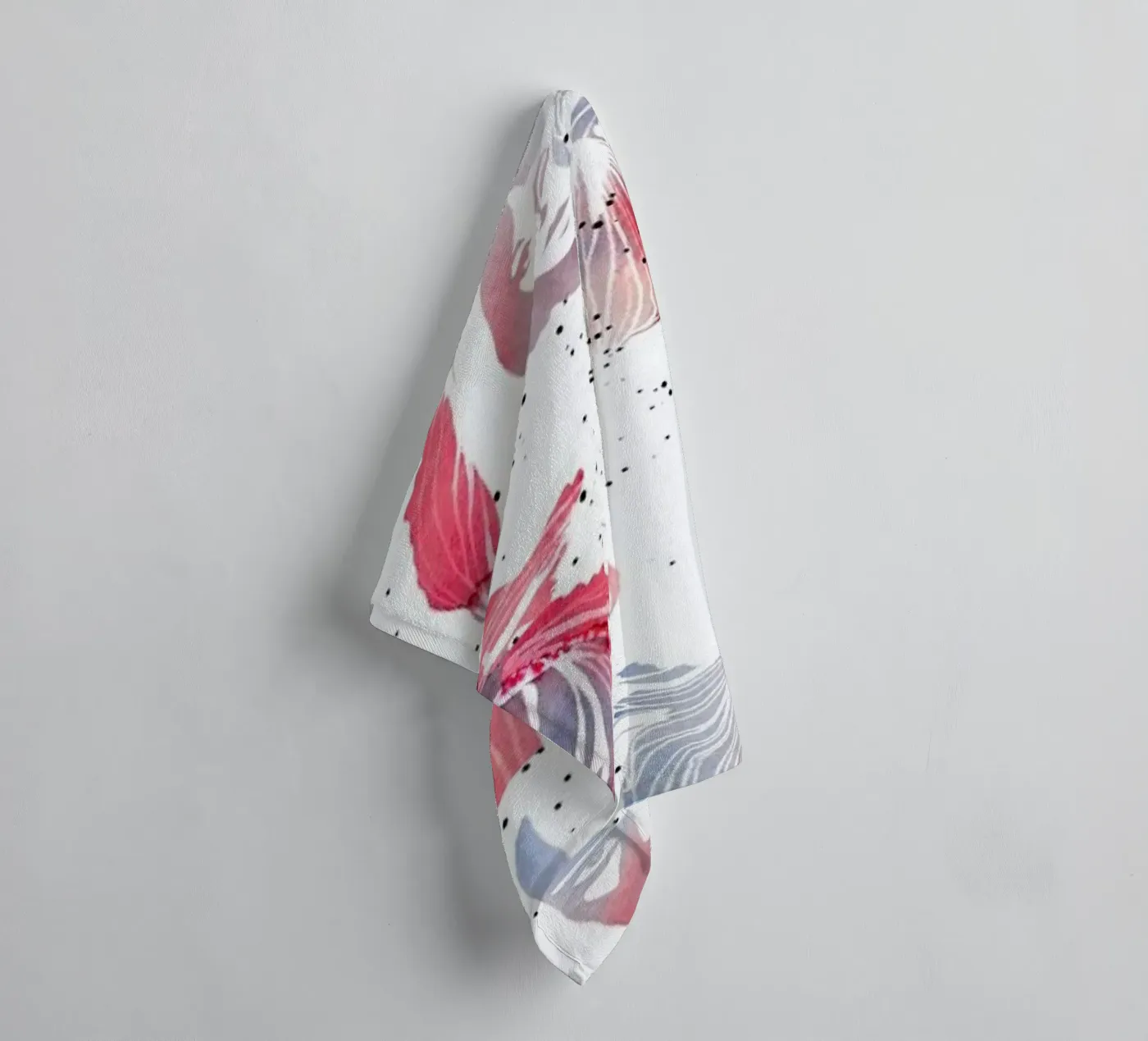 Iris badhanddoek van youdesignme