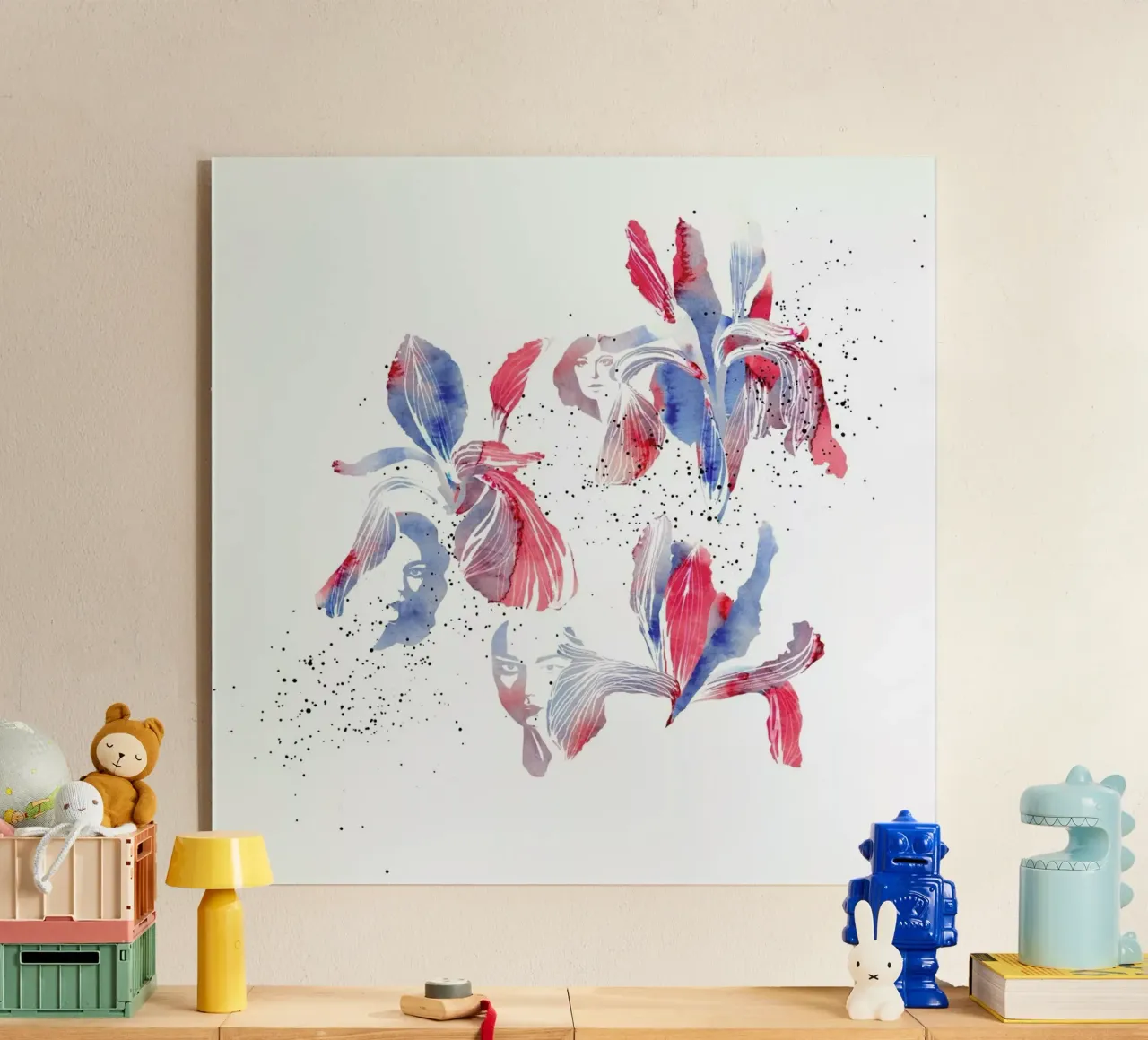 Iris acrylic glass by youdesignme