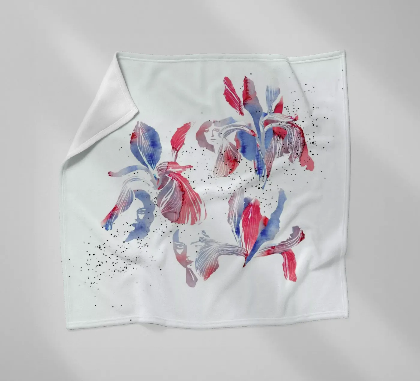 Iris Fleecedecke von youdesignme