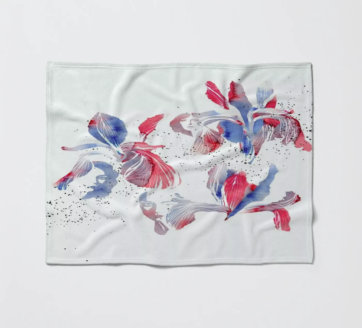 Iris Fleecedecke von youdesignme