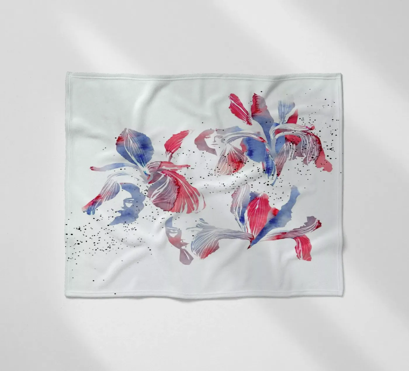 Iris Fleecedecke von youdesignme