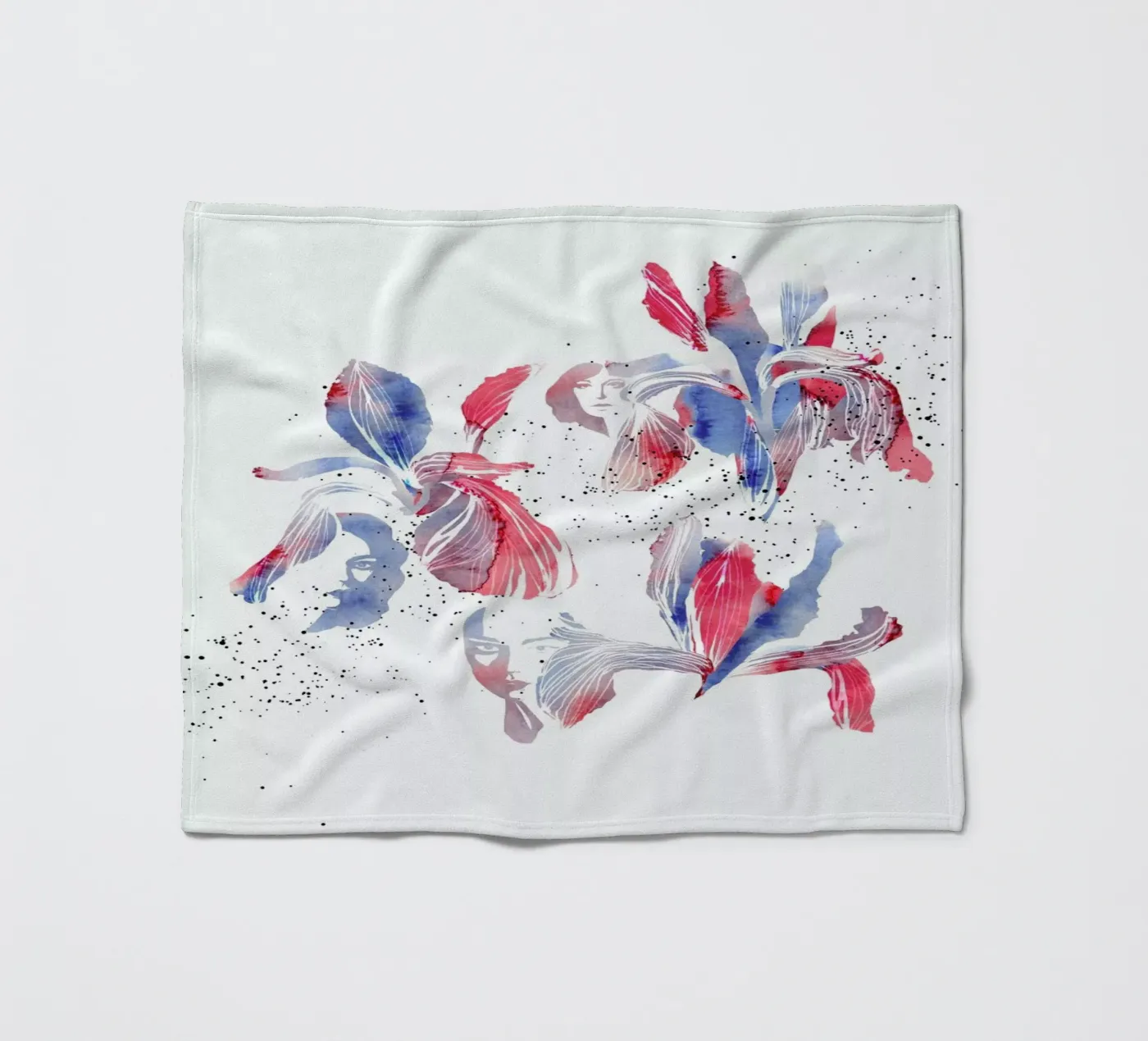 Iris Fleecedecke von youdesignme