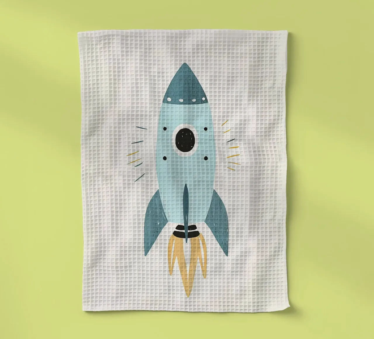 fusée engin spatial espace aérospatial torchon de Thomas Weber