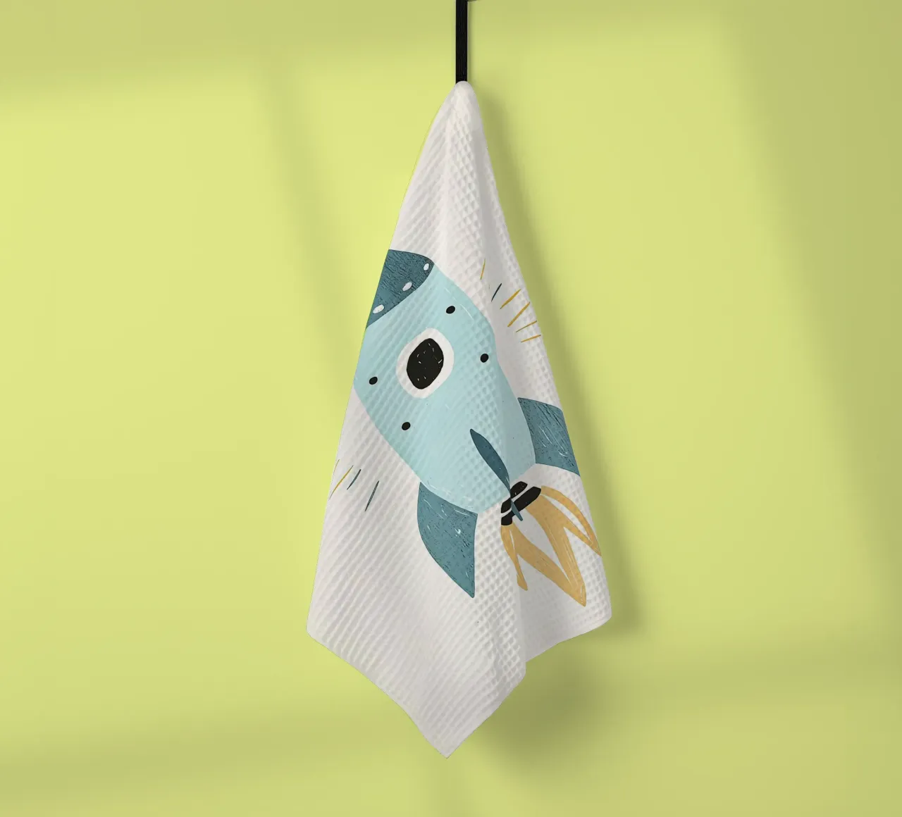 fusée engin spatial espace aérospatial torchon de Thomas Weber