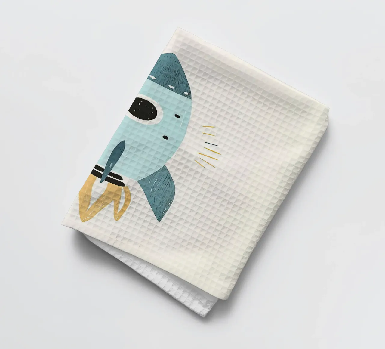 fusée engin spatial espace aérospatial torchon de Thomas Weber