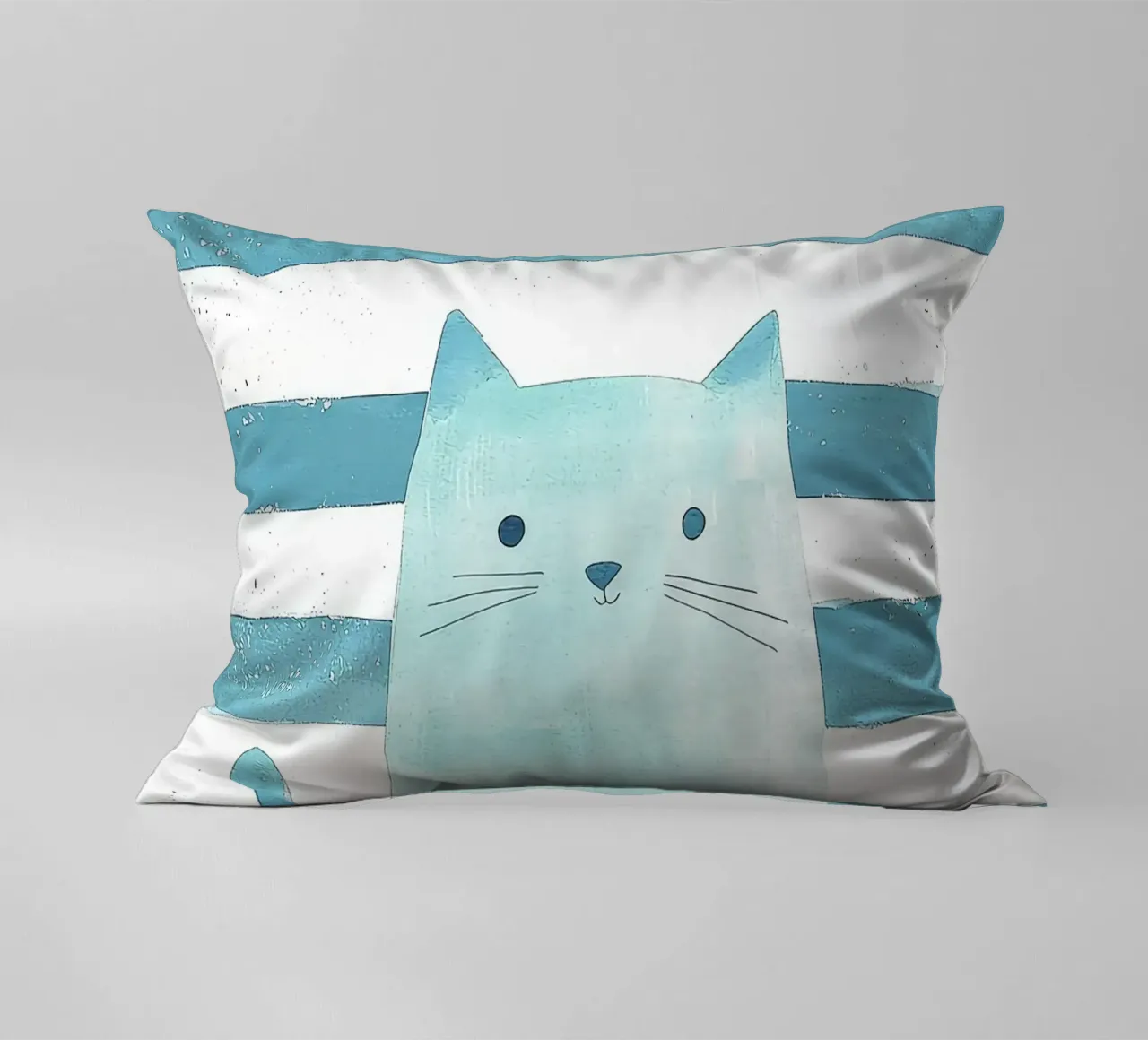 gatto a strisce baffi coda orecchie occhi cuscino da Thomas Weber
