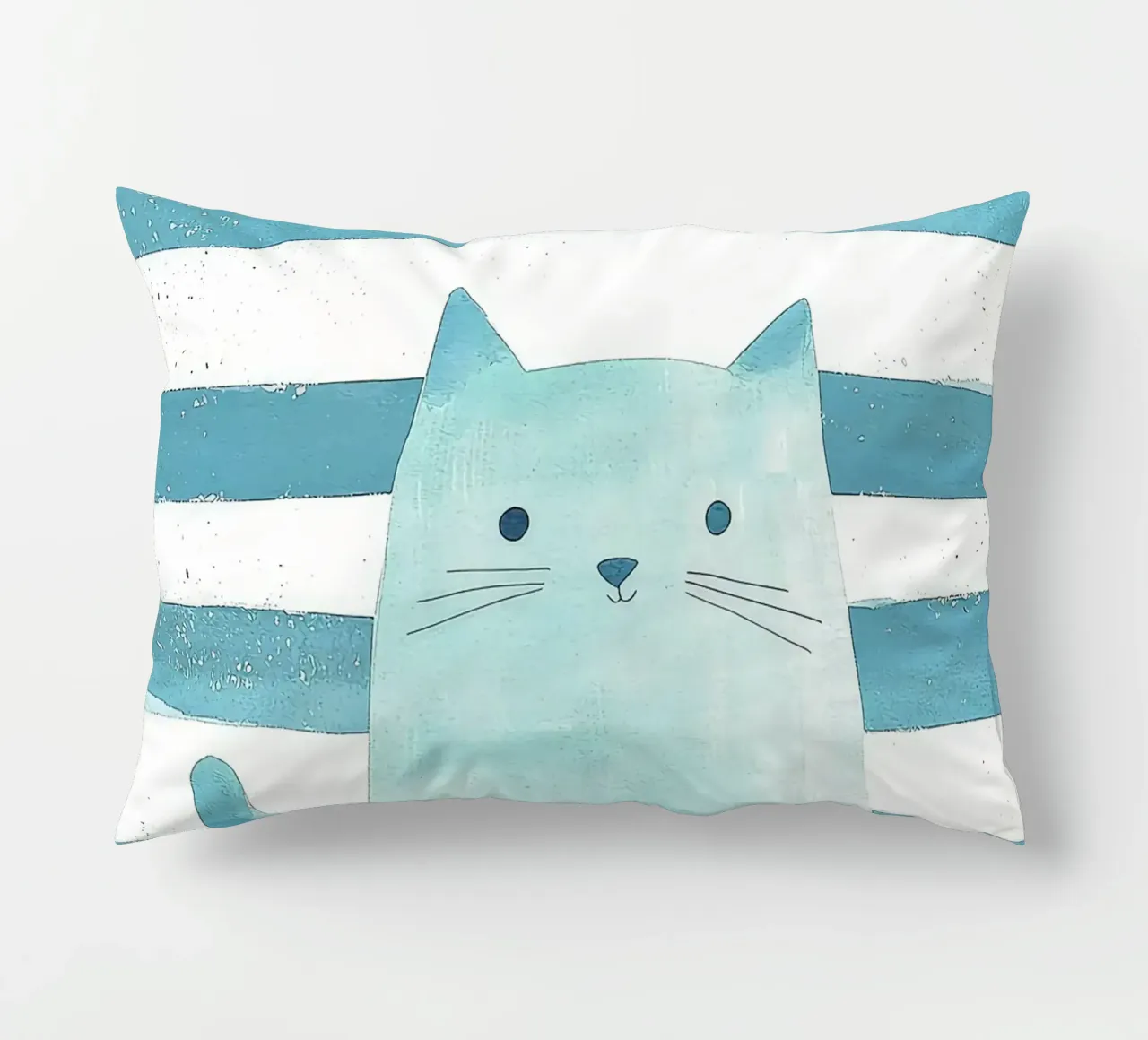 gatto a strisce baffi coda orecchie occhi cuscino da Thomas Weber