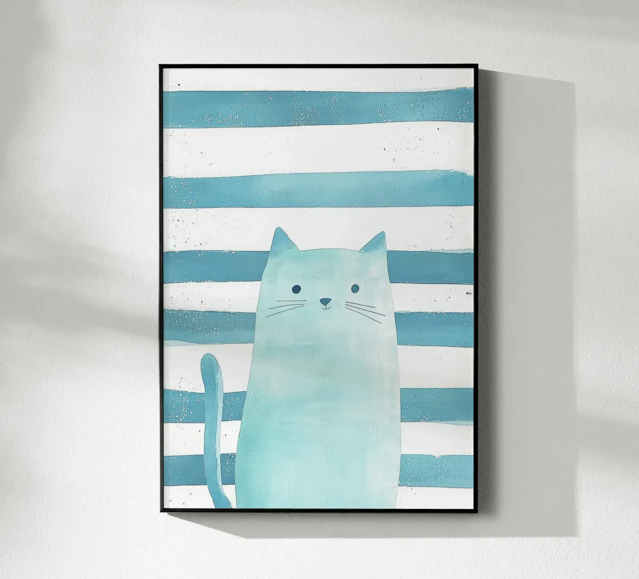 gatto a strisce baffi coda orecchie occhi plexiglass da Thomas Weber