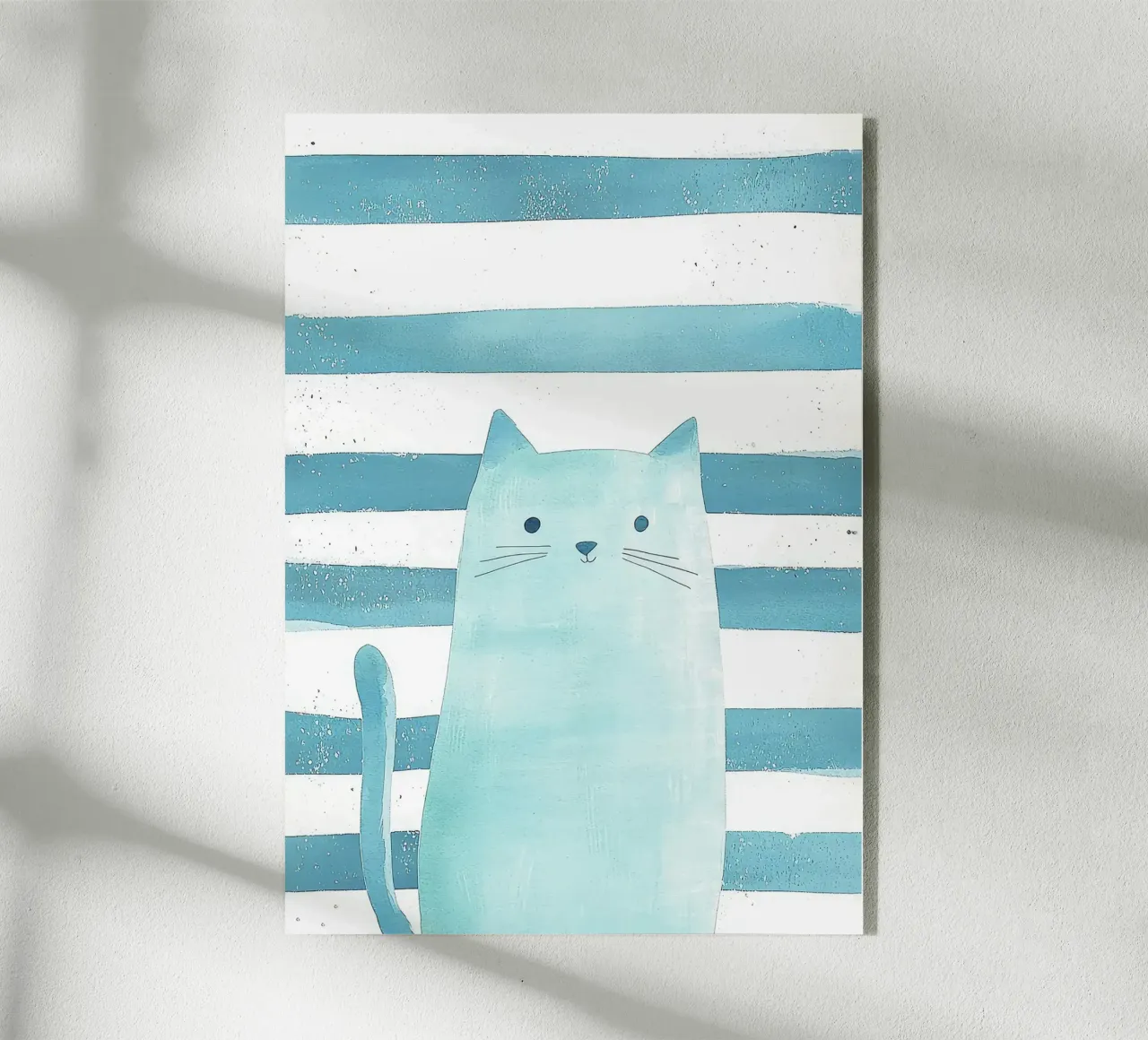 gatto a strisce baffi coda orecchie occhi plexiglass da Thomas Weber