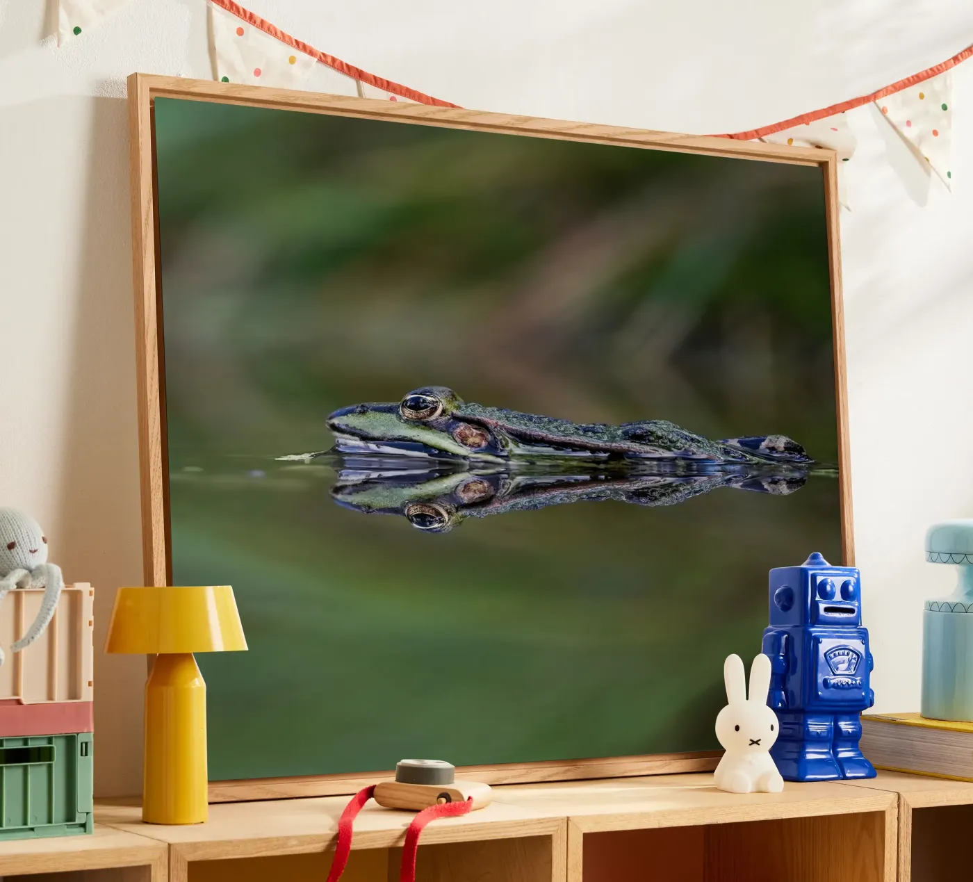 Frosch-Reflexion Acryl-Glas von Tom's Wildlife