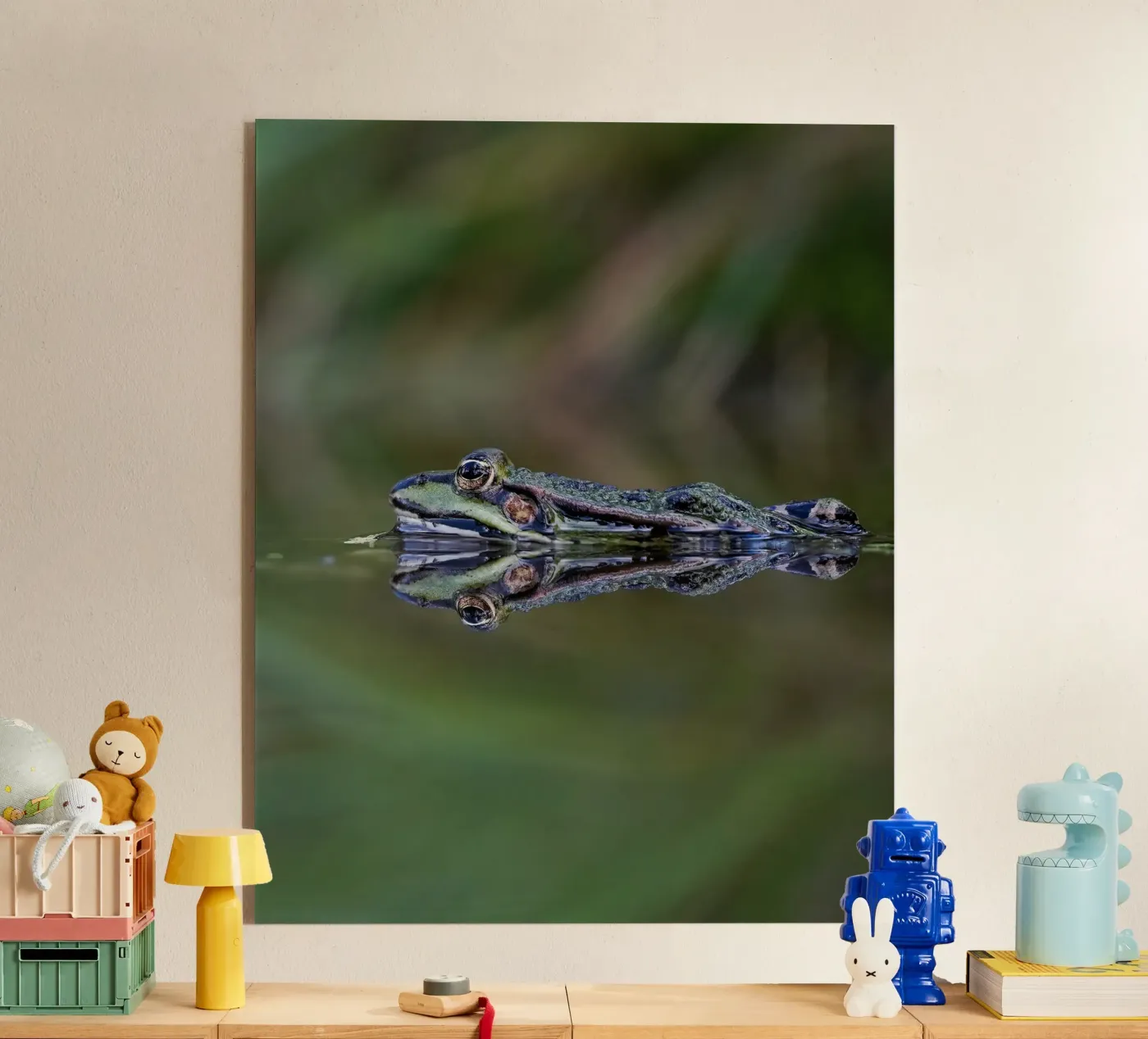 Frosch-Reflexion Acryl-Glas von Tom's Wildlife
