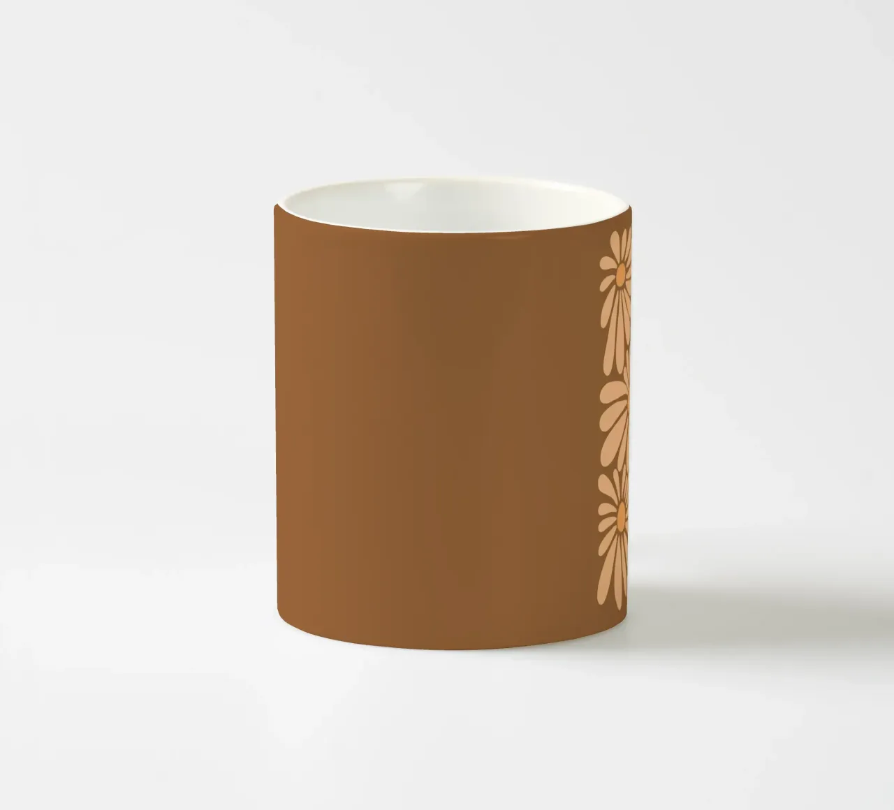 Peach fuzz flowers tazza in ceramica da TijanaArtStudio88