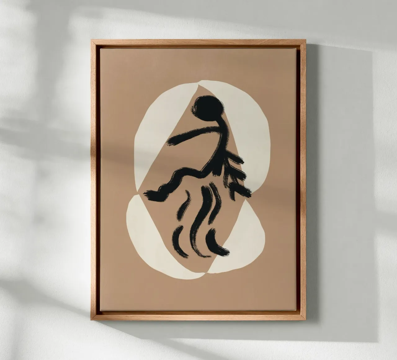 Totem 02 tela con Cornice a cassetta da Little Dean